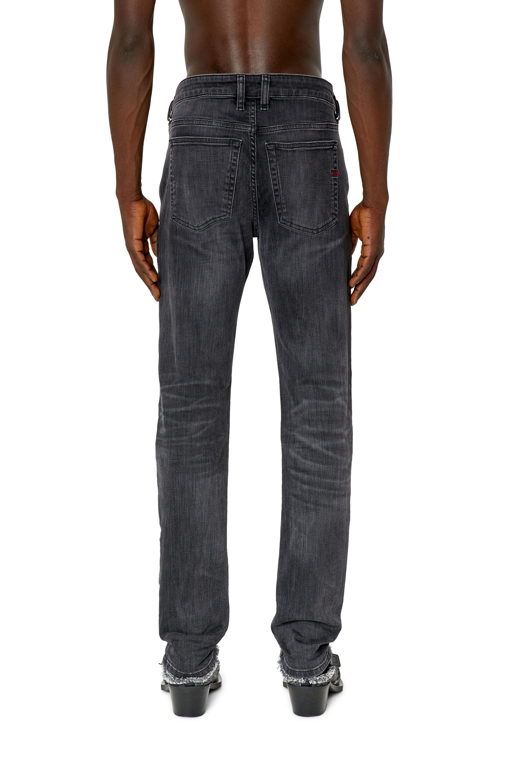 Diesel - 1979 Sleenker 0TFAR Skinny Jeans, Black/Dark grey - Image 4