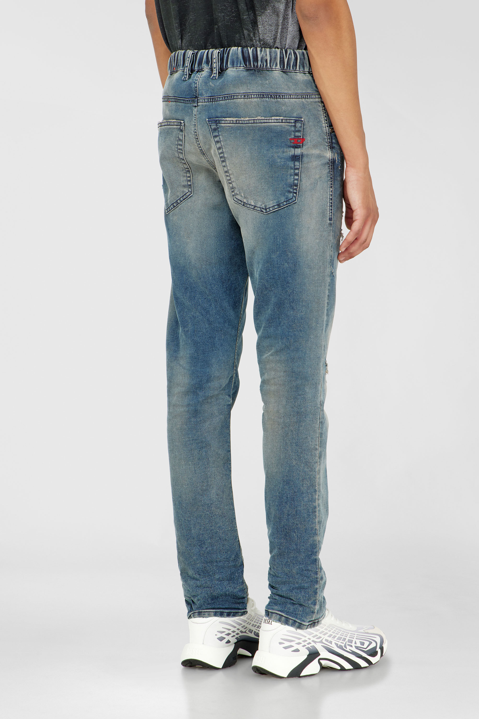 Diesel - Man's Regular 2032 D-Krooley-BW Joggjeans&reg; 068WY, Medium blue - 3