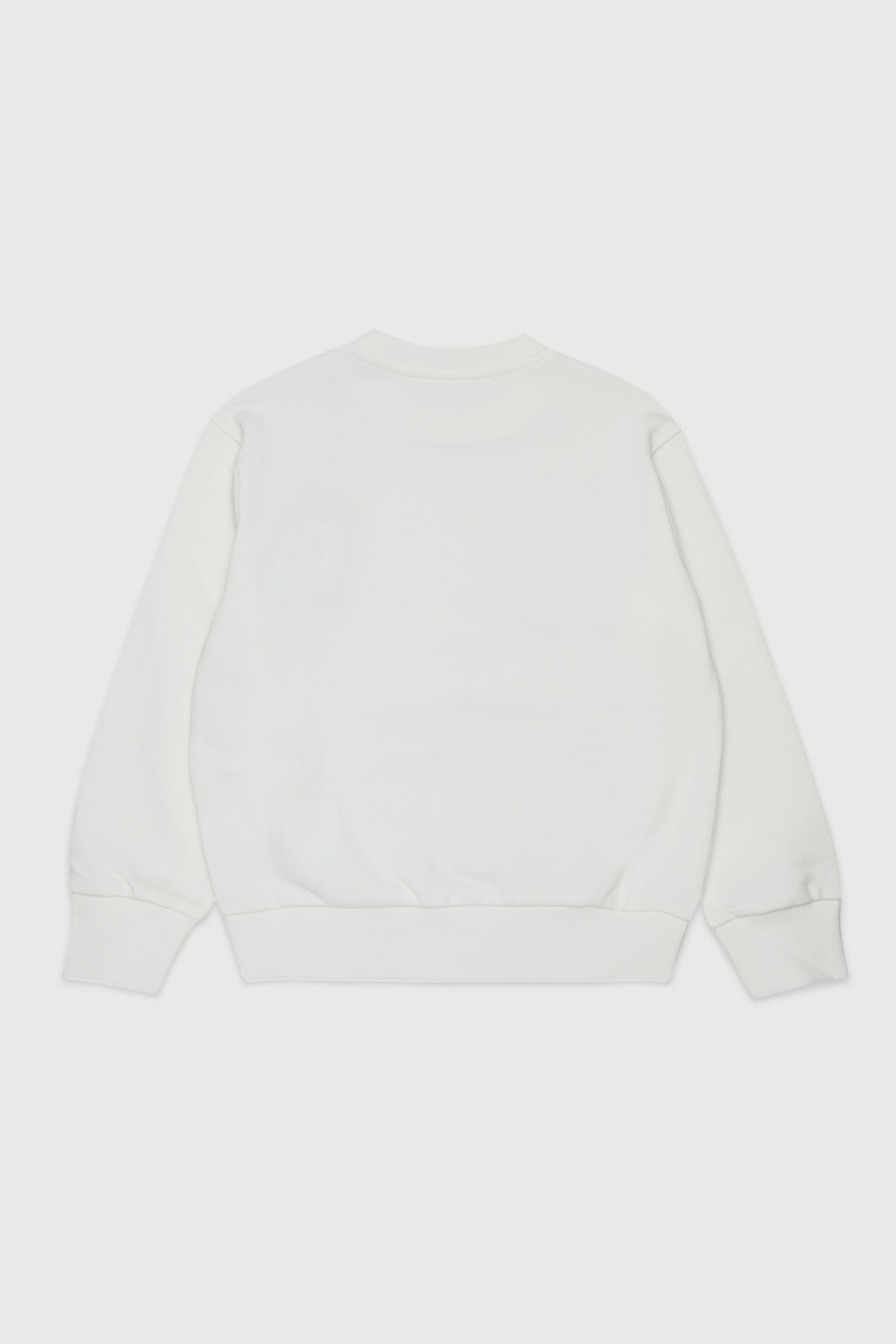 Diesel - SCRAP OVER, Man's Sweatshirt with Oval D graphic print in White - 2