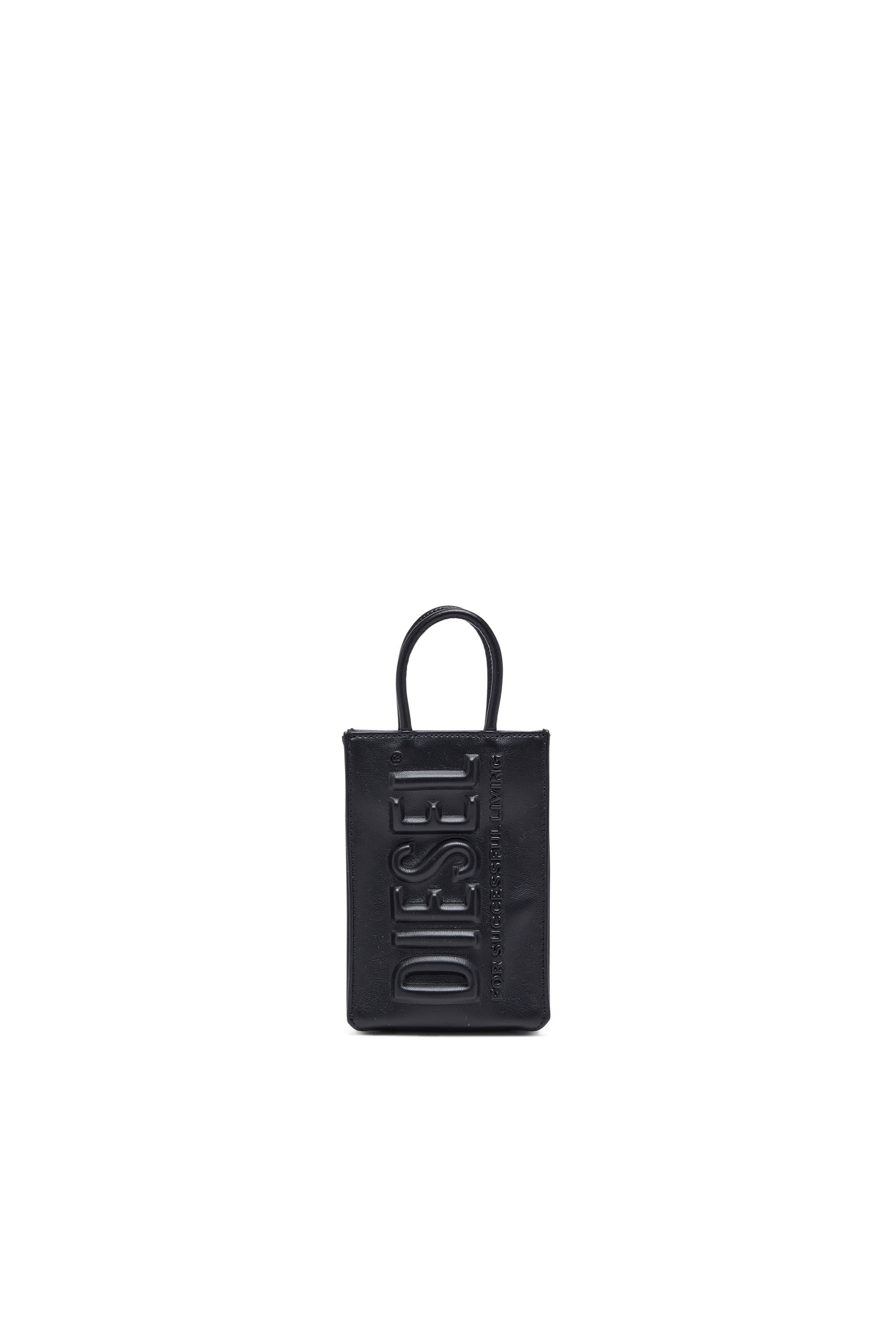 Men's Dsl 3D Mini -Small PU tote bag with embossed logo