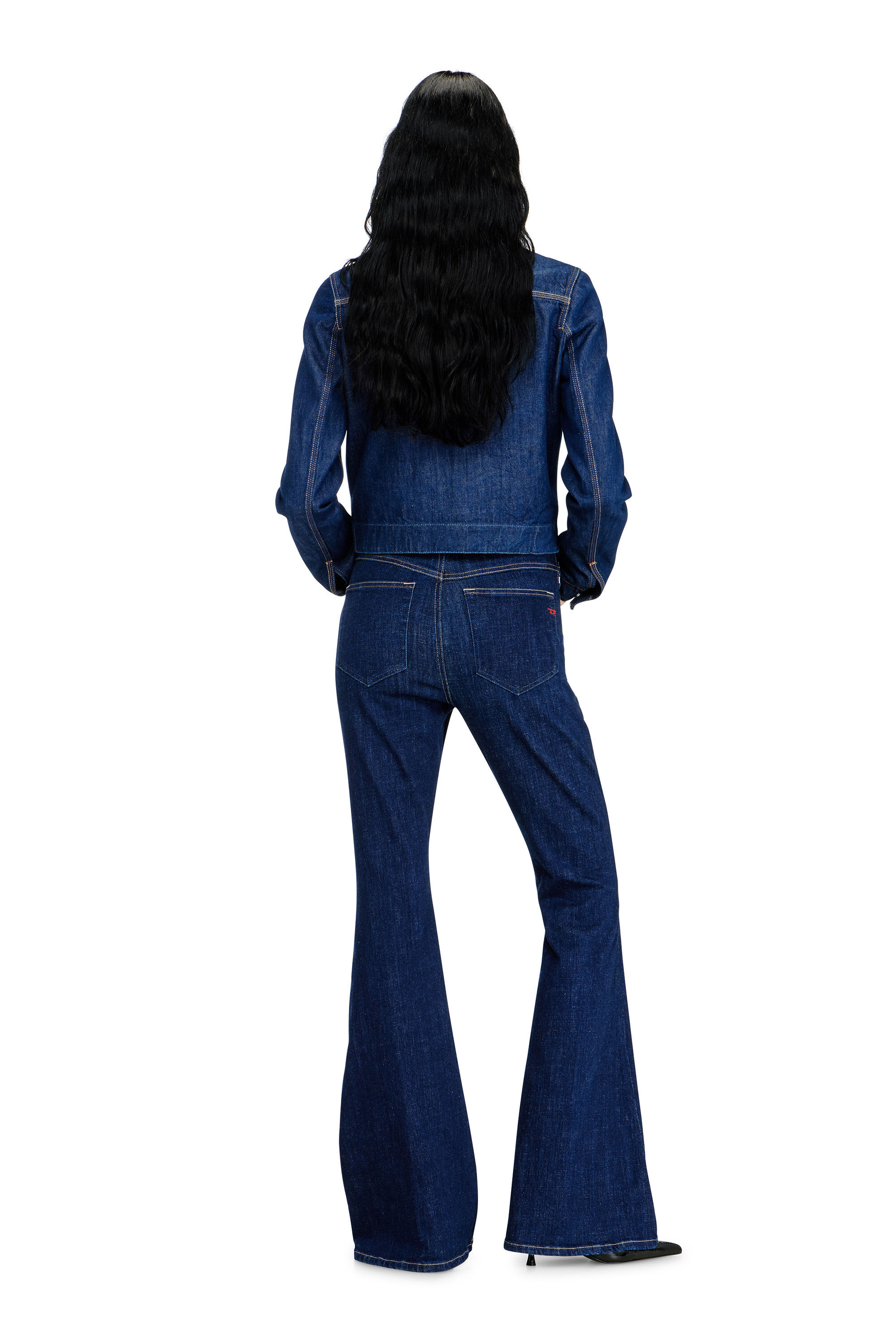 Diesel - Woman's Bootcut Jeans 1973 D-Partt 09Q03, Dark Blue - 3