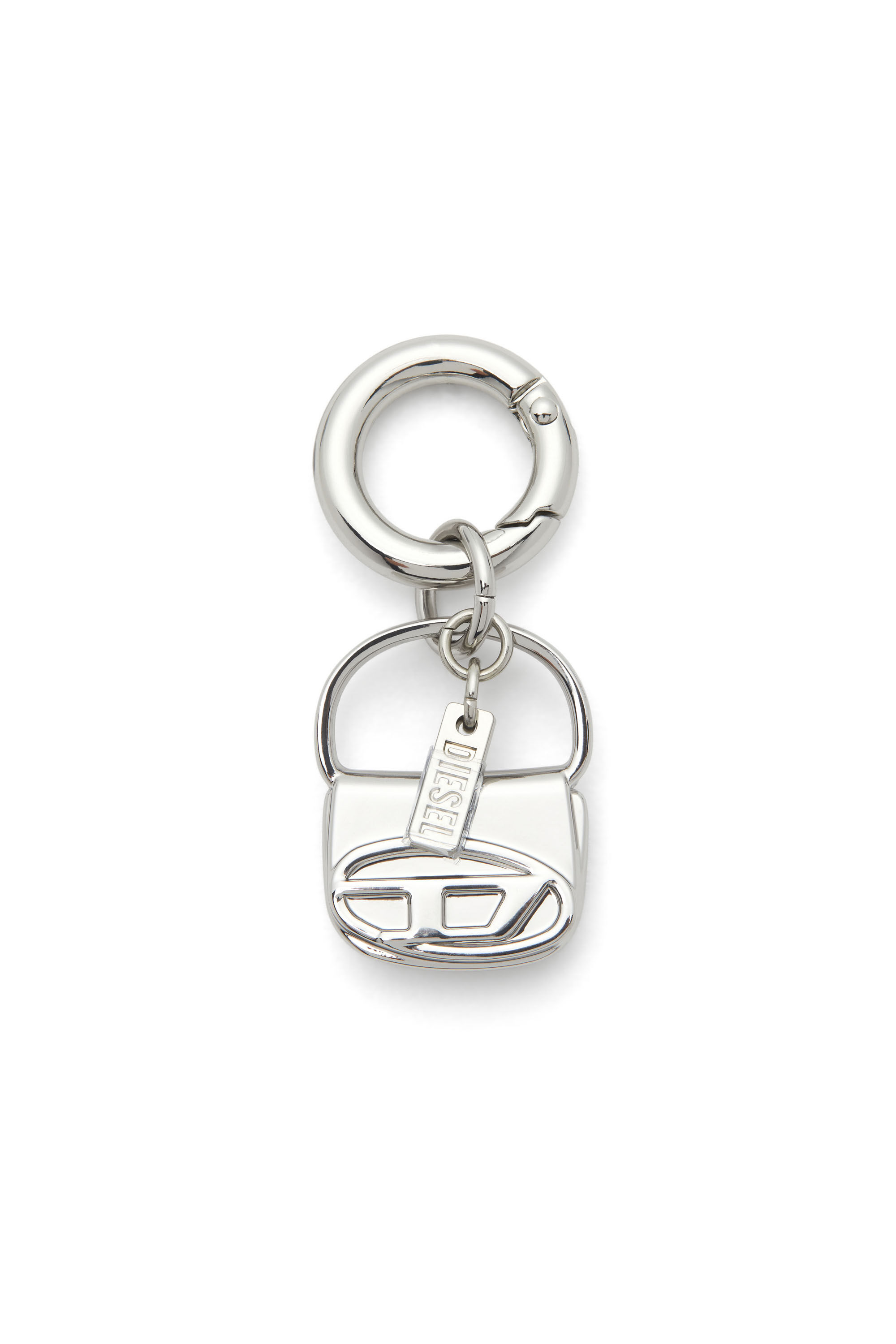 Diesel - CHARM-1DR, Woman's Metal charm with mini 1DR charm in Silver - 1