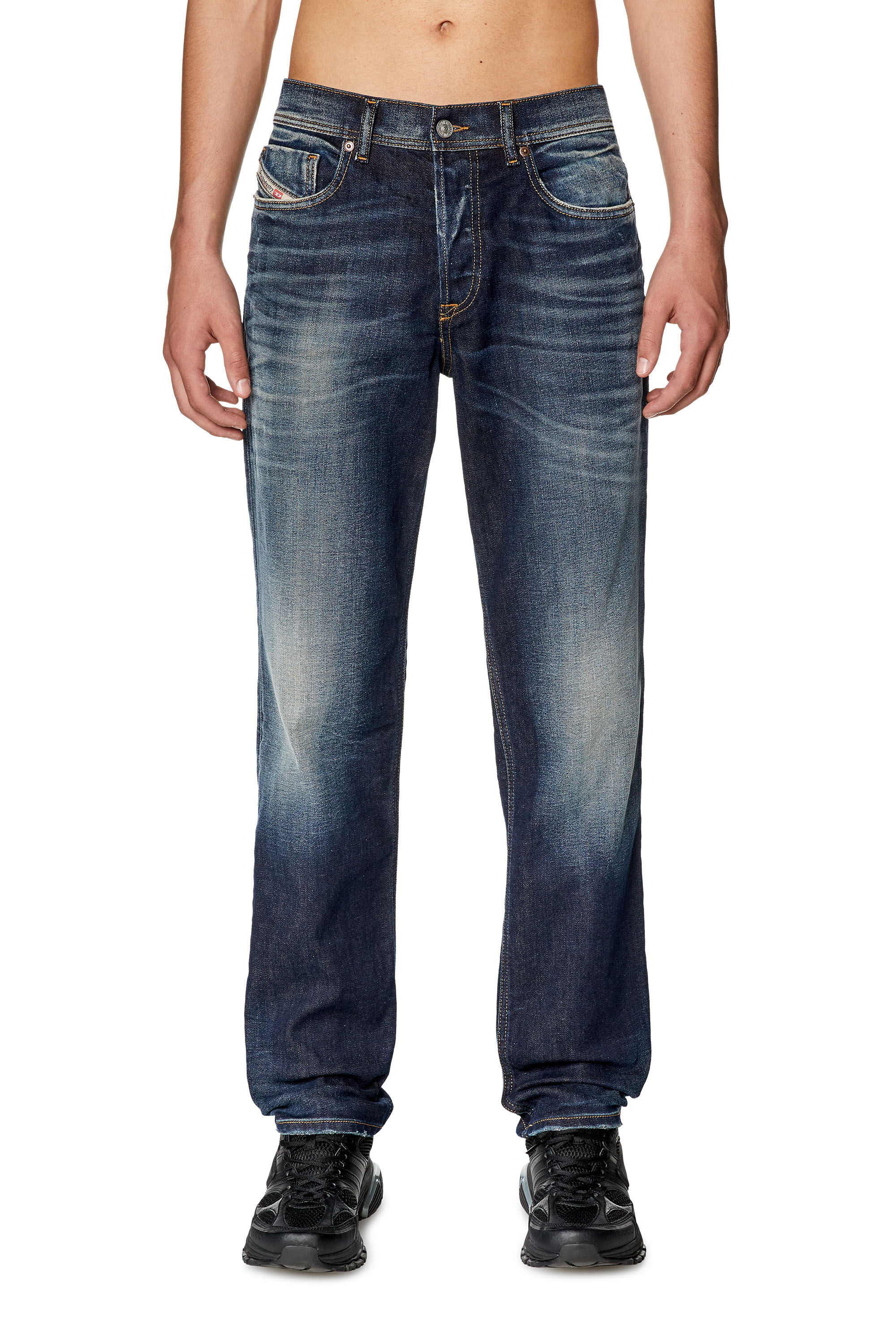 Diesel - Tapered Jeans 2023 D-Finitive 09G27, Dark Blue - Image 3