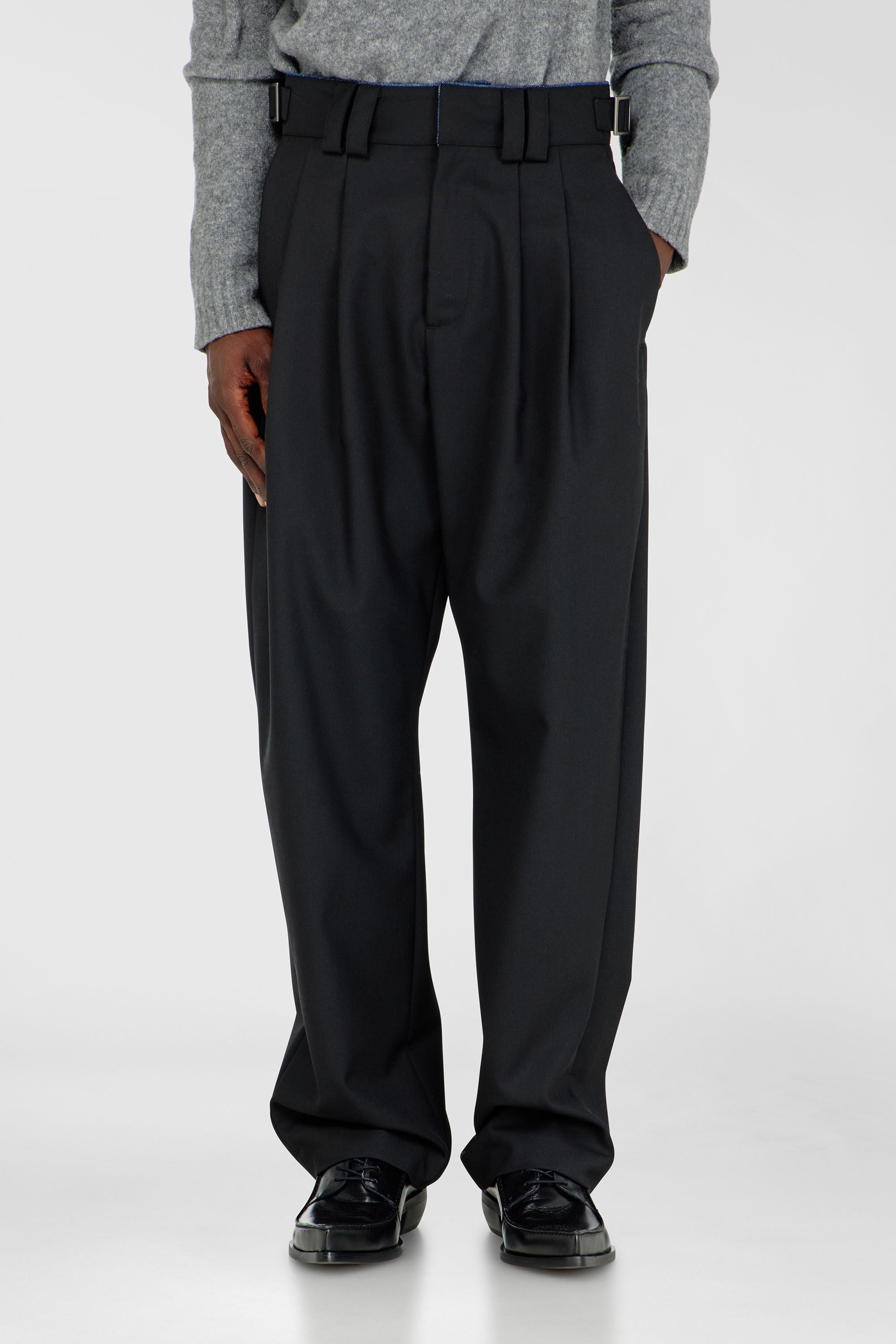 Diesel - P-HIT-COOL, Man's Tailored pants with denim detail in null - 3