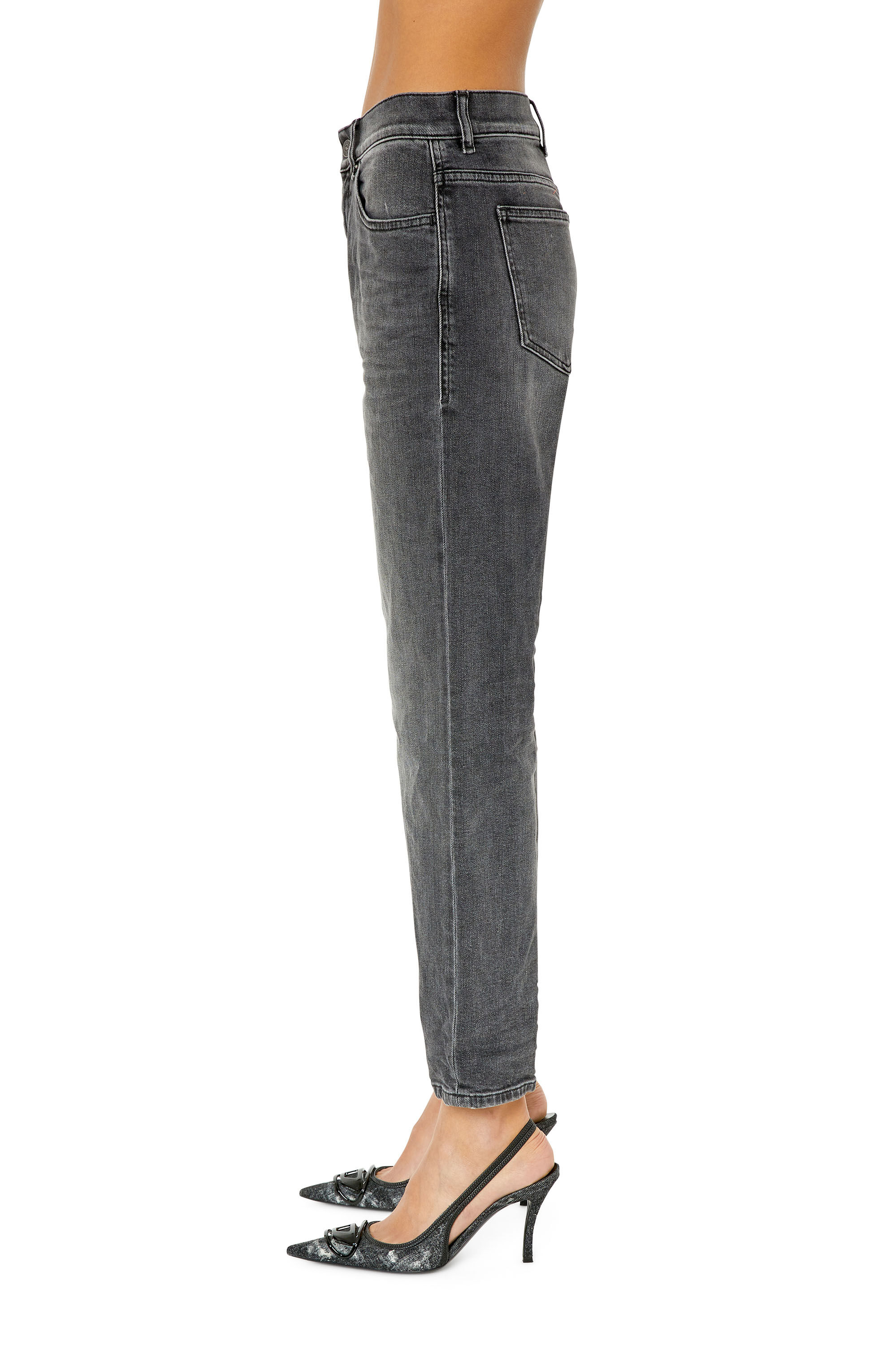 Diesel - Boyfriend Jeans 2016 D-Air 09E94, Black/Dark grey - Image 5