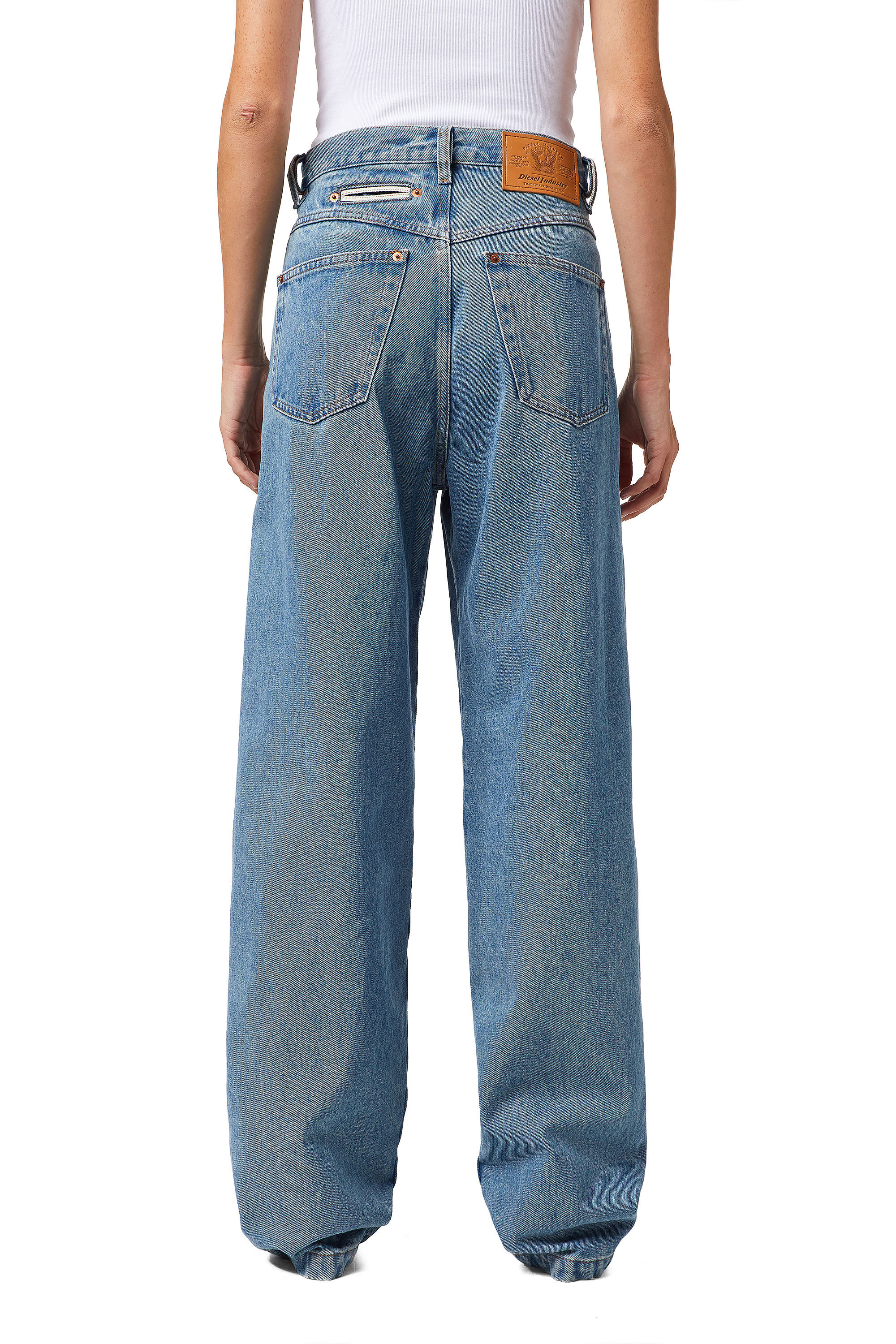Diesel - DXD-2P1 0EHAP Straight Jeans, Medium blue - Image 4