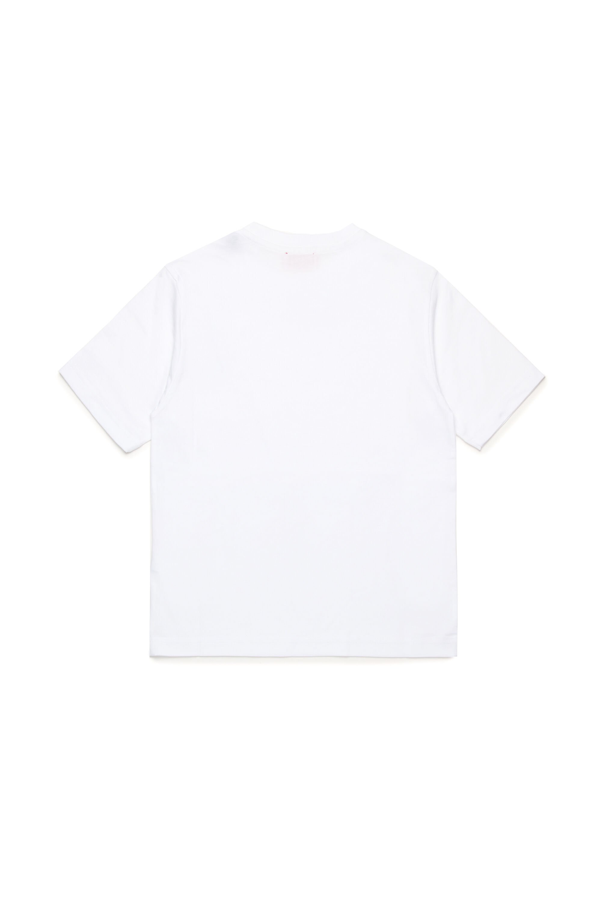 Diesel - MTFIND OVER, Man's T-shirt with Biscotto logo in White - 2