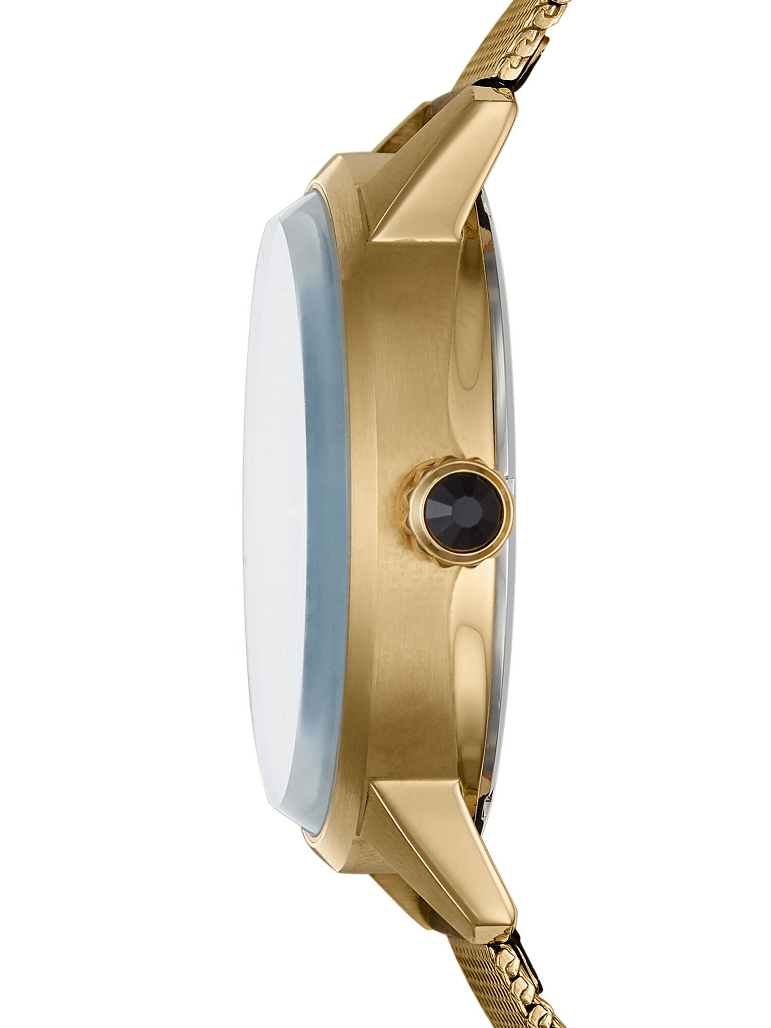 Diesel - DZ5576, Woman's Three-hand watch in gold-tone stainless steel in Gold/Black - 2