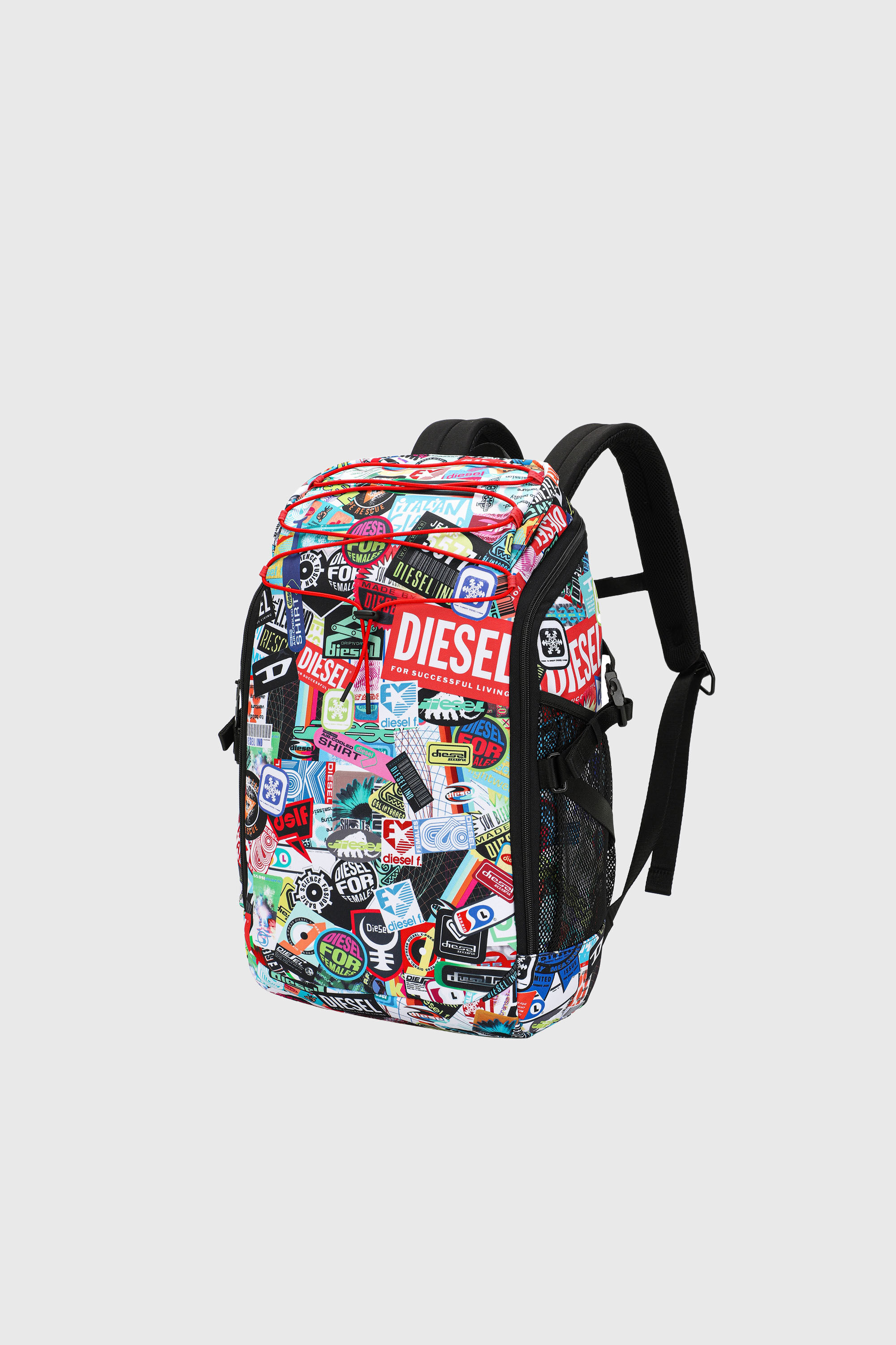 Diesel - DIESEL PC PRINTED BACKPACK-STICKERS- DSB, Unisex's Multifunctional backpack with stickers in Multicolor - 5