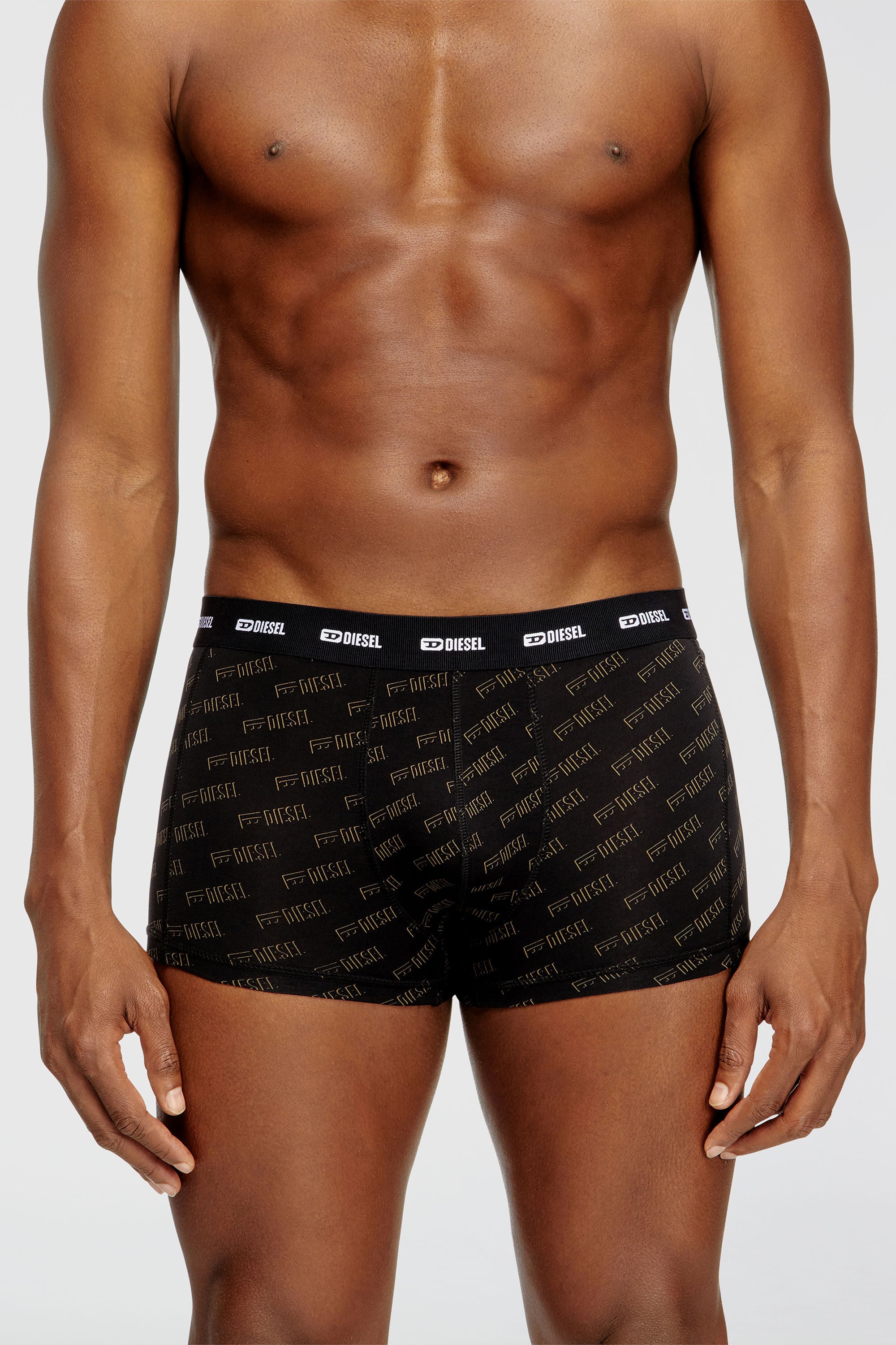 Diesel - DAMIEN-UTLT-3PACK, Man's Three-pack boxer briefs with stylised logo in Black - 3
