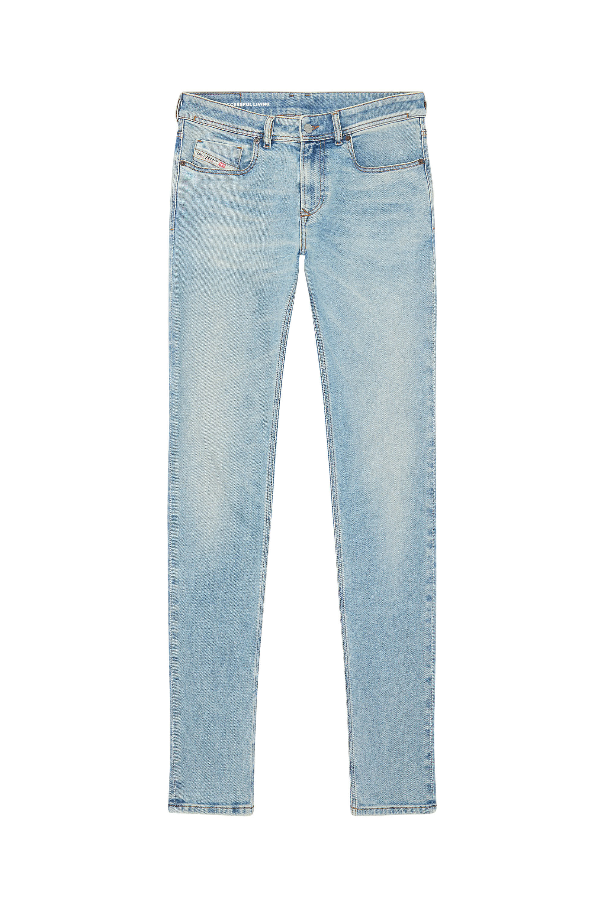 Diesel - 1979 Sleenker 09E82 Skinny Jeans, Light Blue - Image 2