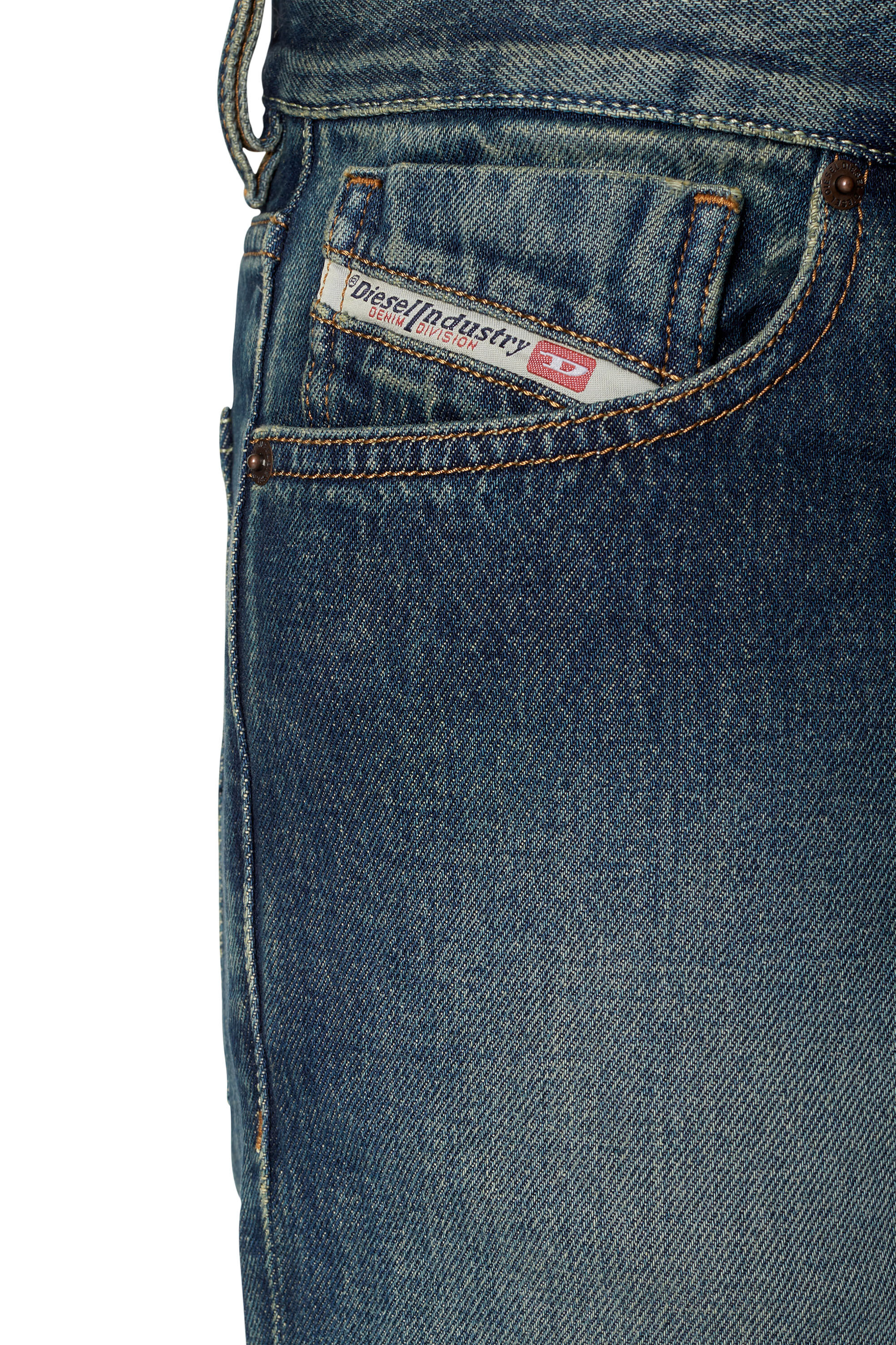 Diesel - 1995 D-Sark 09C04 Straight Jeans, Dark Blue - Image 6