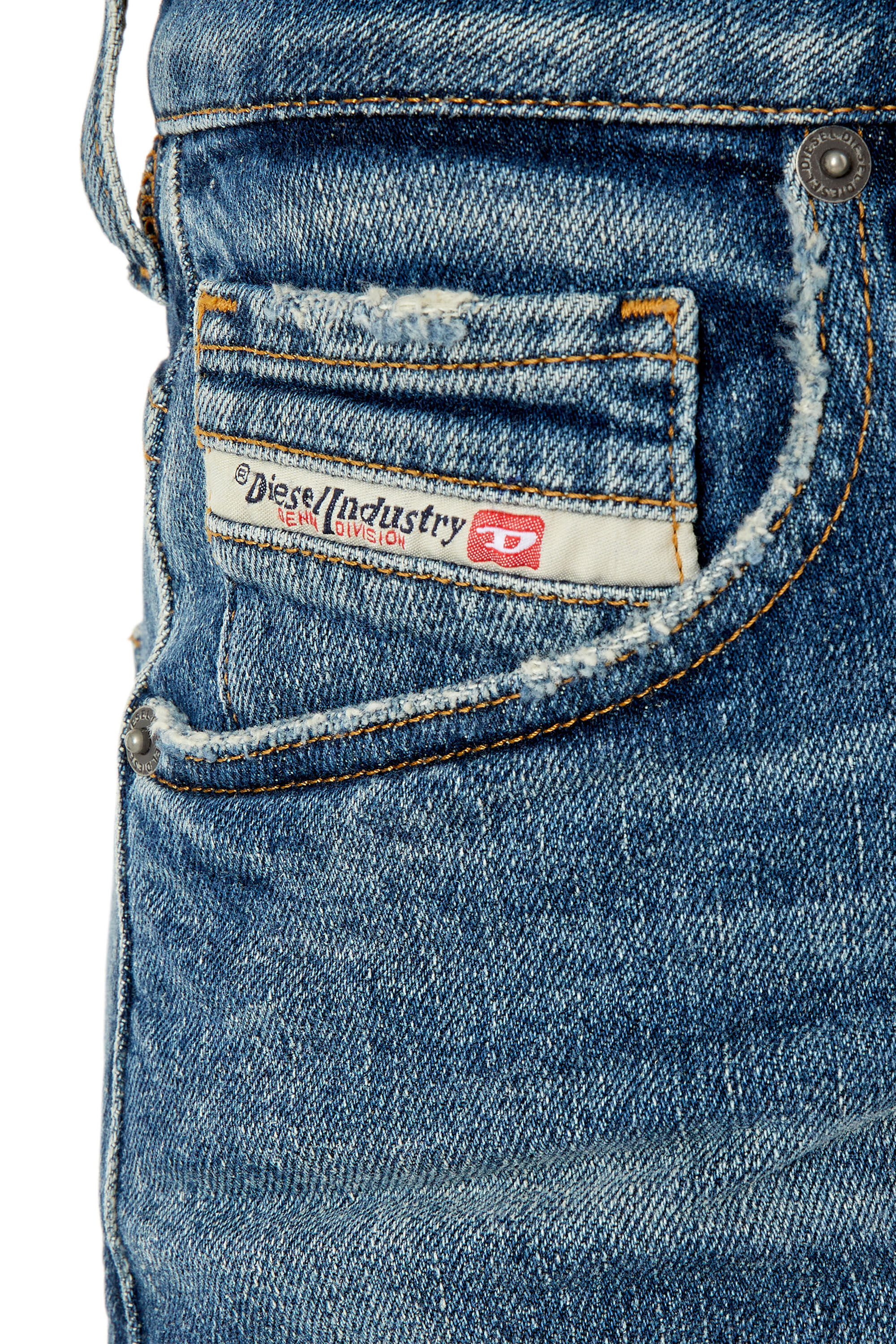 Diesel - Straight Jeans 1999 D-Reggy 007L1, Medium blue - Image 5