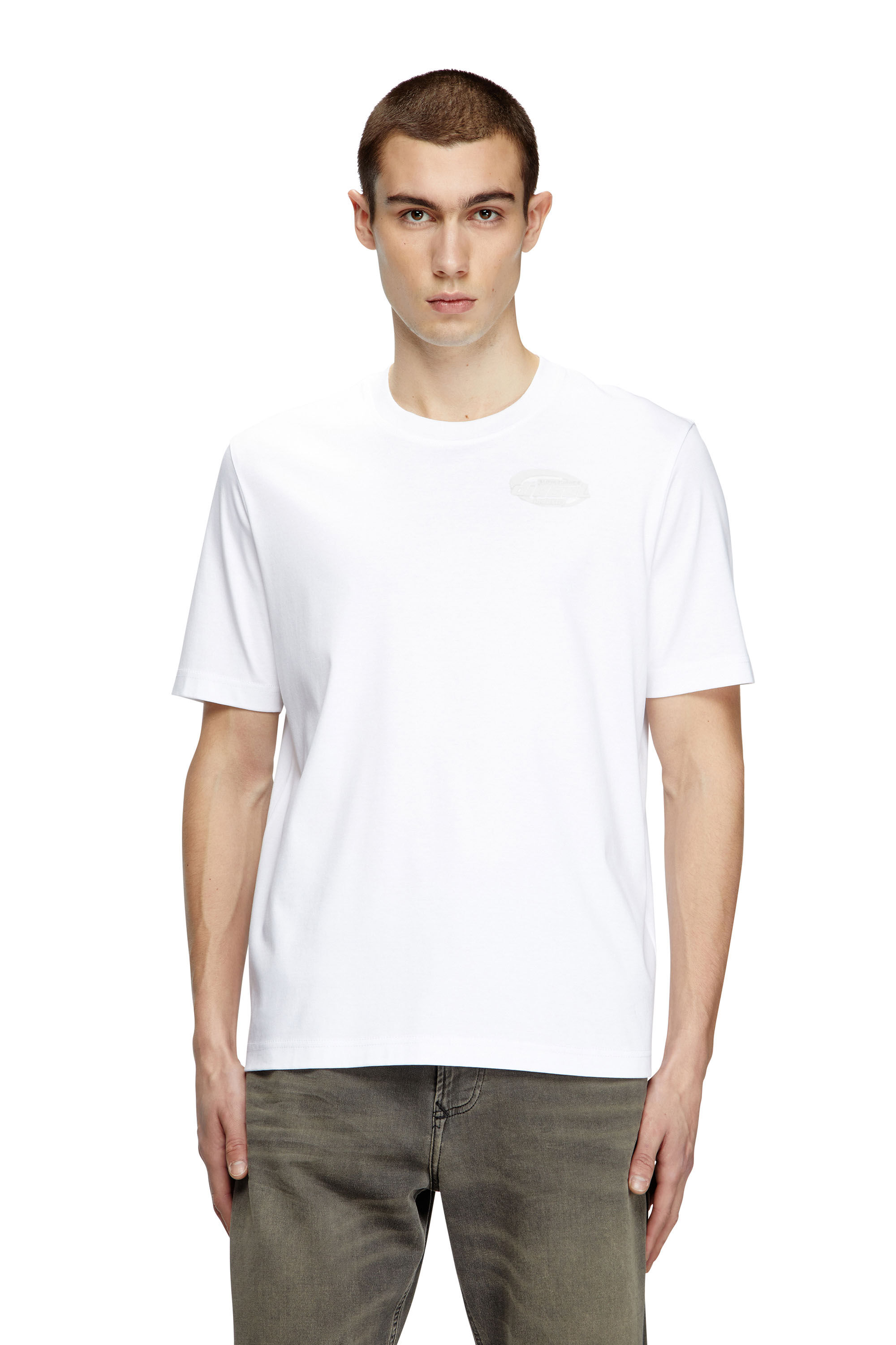 DIESEL★T-Madjust-R2 トーナル ロゴ Tシャツ Diesel T-Madjust-R2 T-shirt | Black | FARFETCH