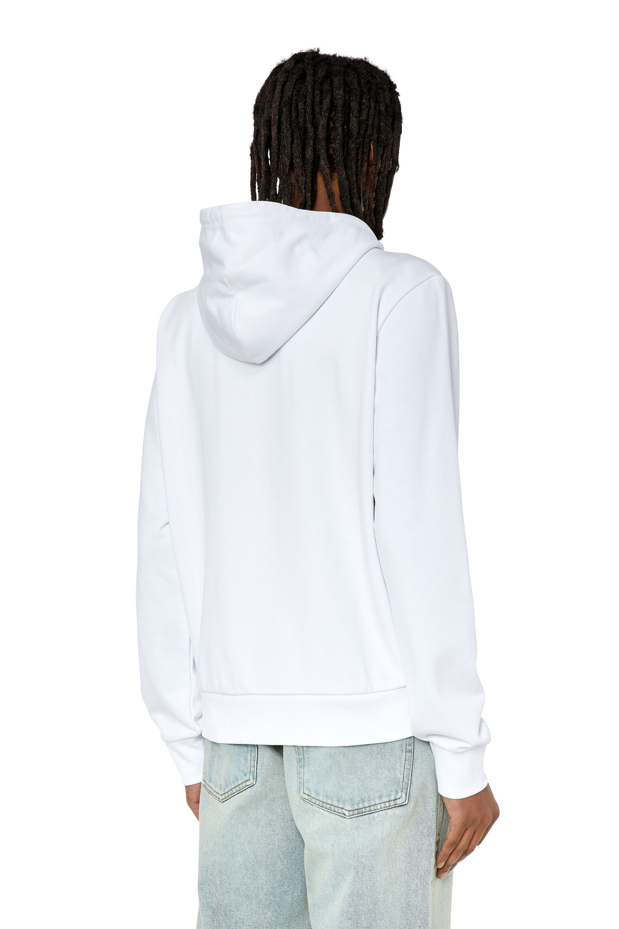 Diesel - S-GINN-HOOD-ZIP-K8, White - Image 4