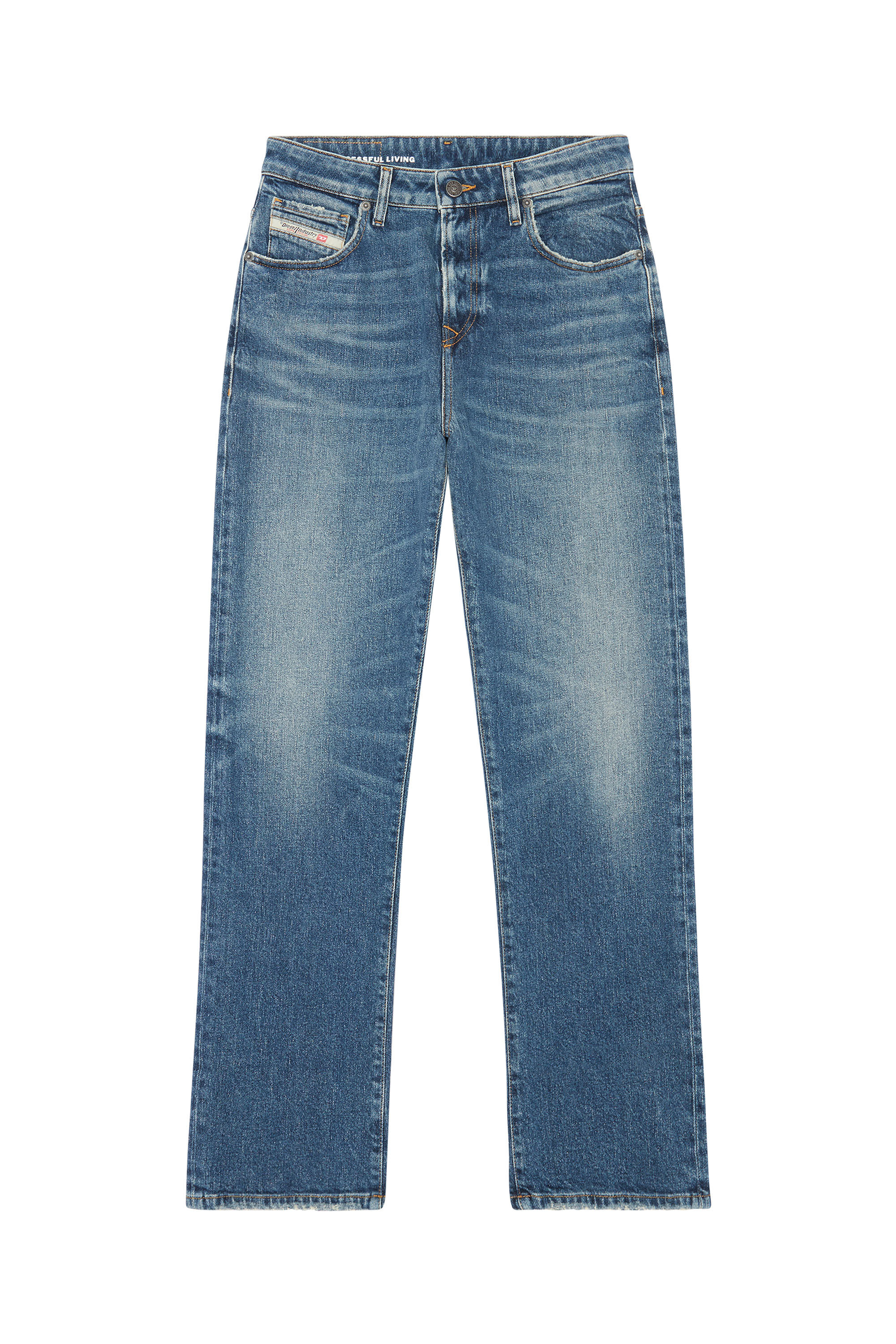 Diesel - 1999 007L1 Straight Jeans, Medium blue - Image 2