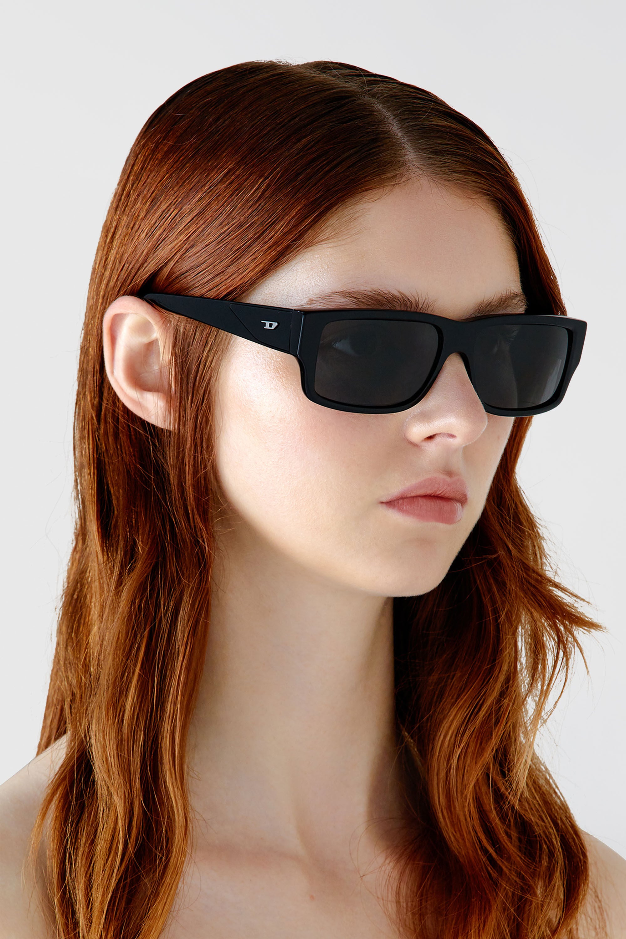 Diesel - 0DL2003 SIZE 57, Man's Rectangle sunglasses in Dark grey - 6