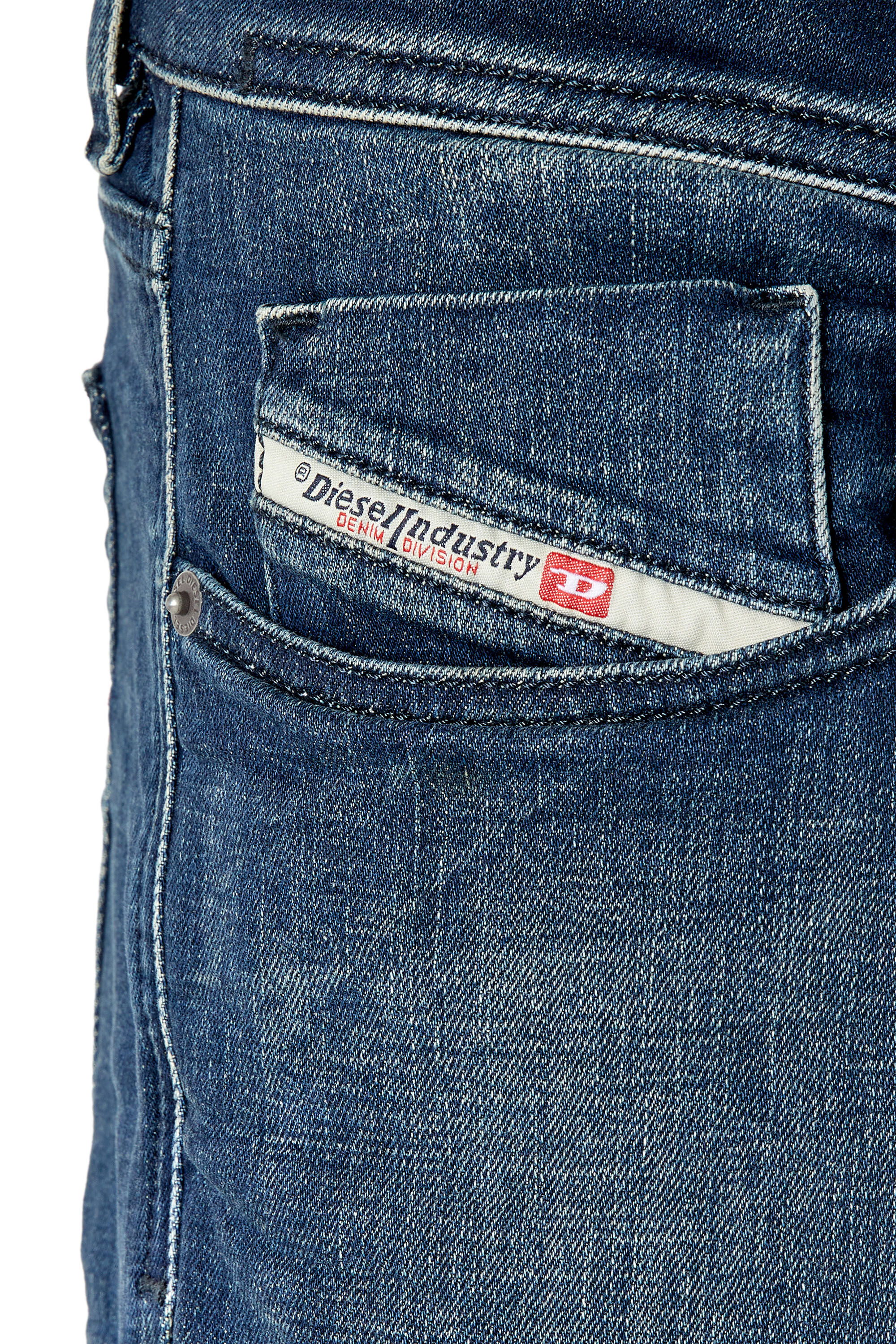 Diesel - 1979 Sleenker 09F58 Skinny Jeans, Dark Blue - Image 6