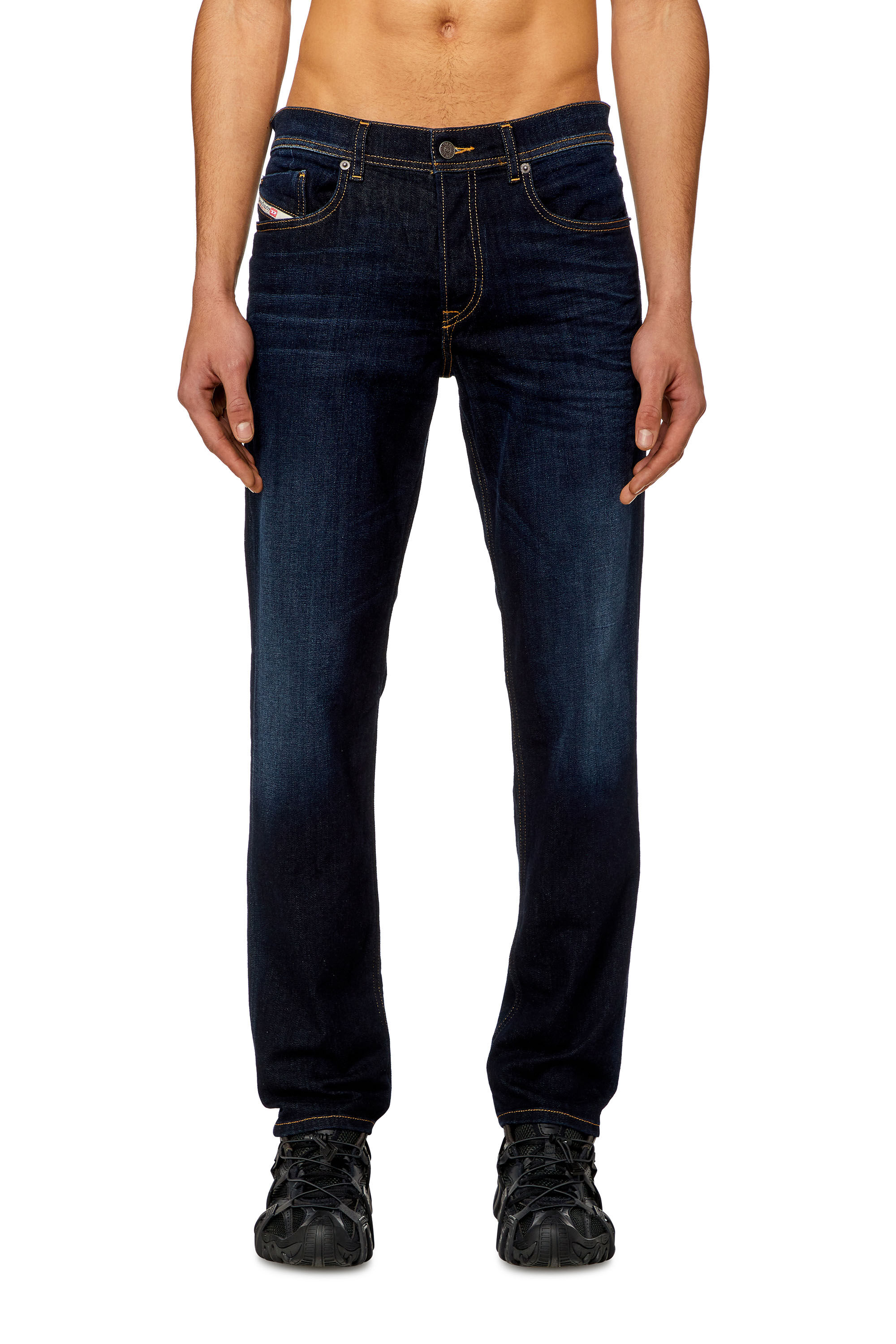 Diesel - Tapered Jeans 2023 D-Finitive 009ZS, Dark Blue - Image 3