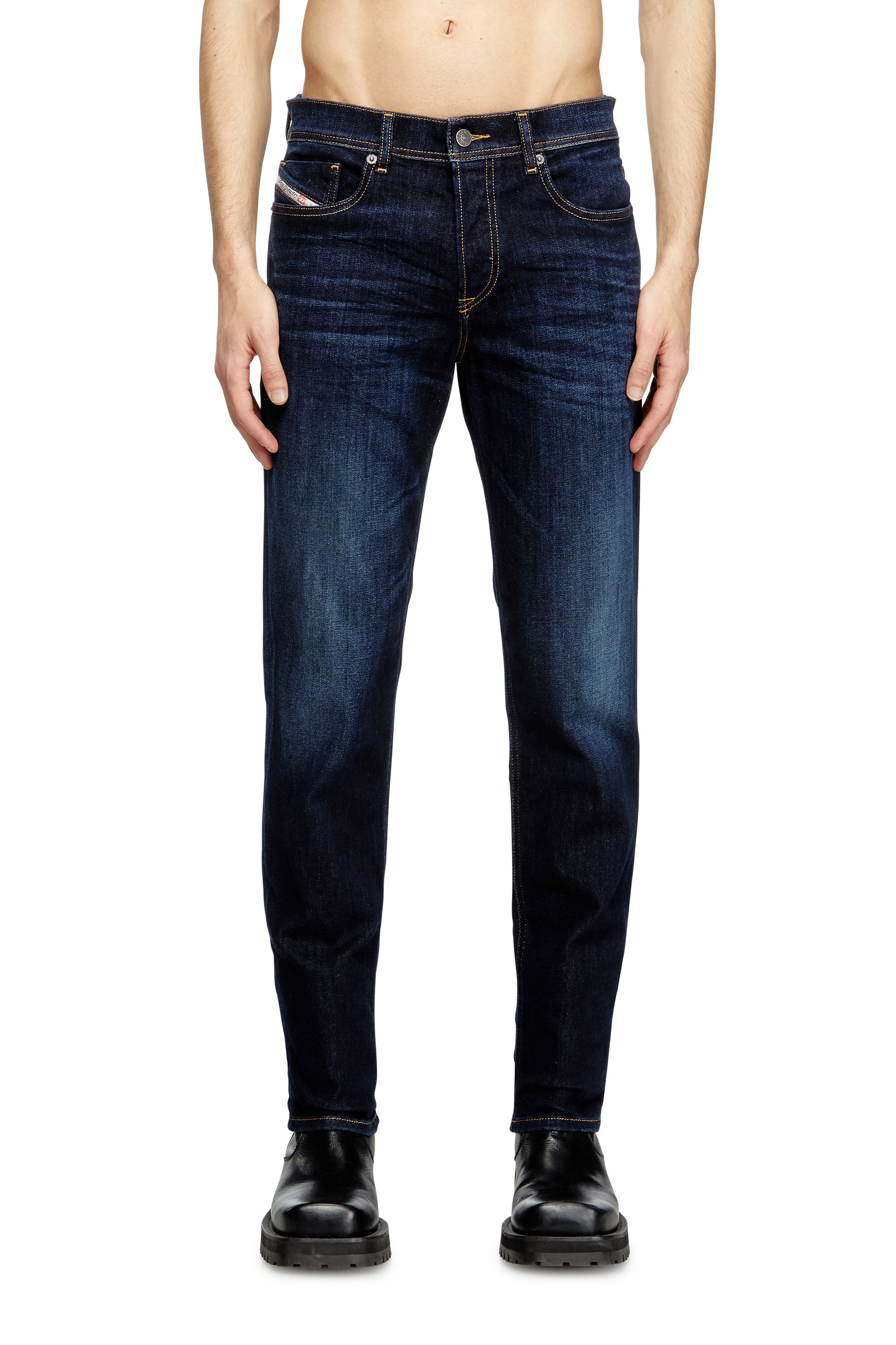 Diesel - Man's Regular Jeans 2023 D-Finitive 009ZS, Dark Blue - 3