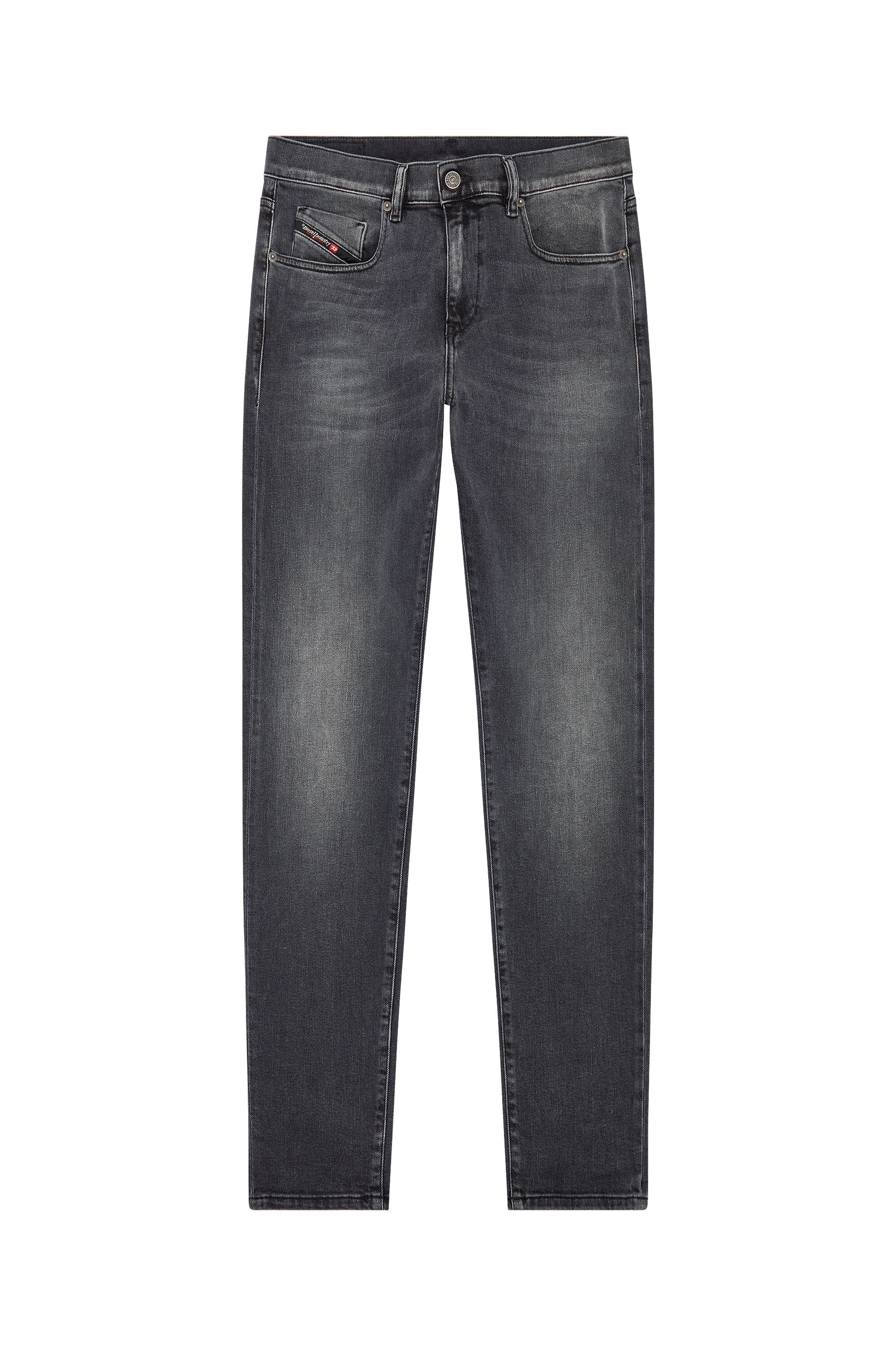 Diesel - 2019 D-Strukt 09E94 Slim Jeans, Black/Dark grey - Image 2