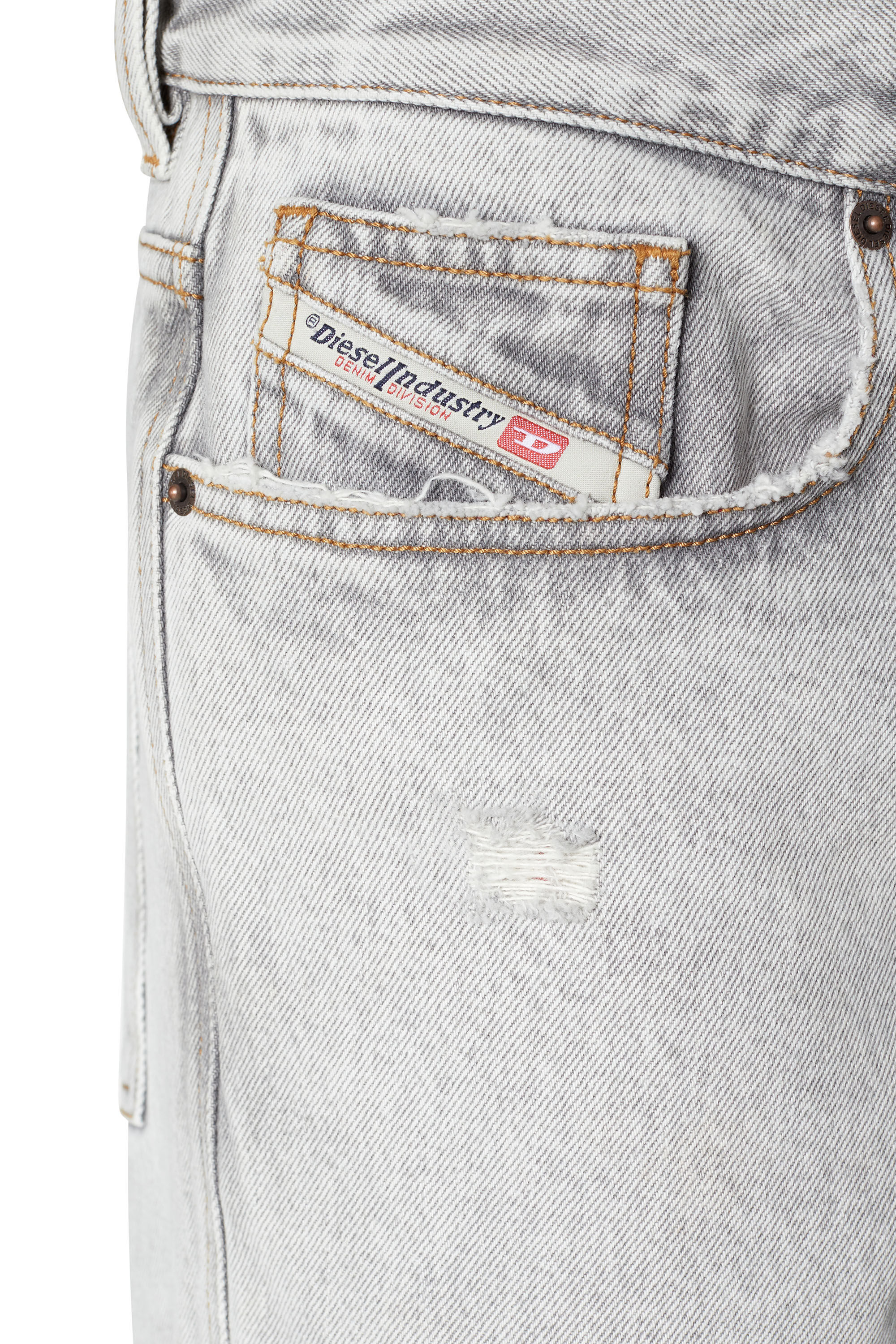 Diesel - 2010 D-Macs 007D9 Straight Jeans, Light Grey - Image 6