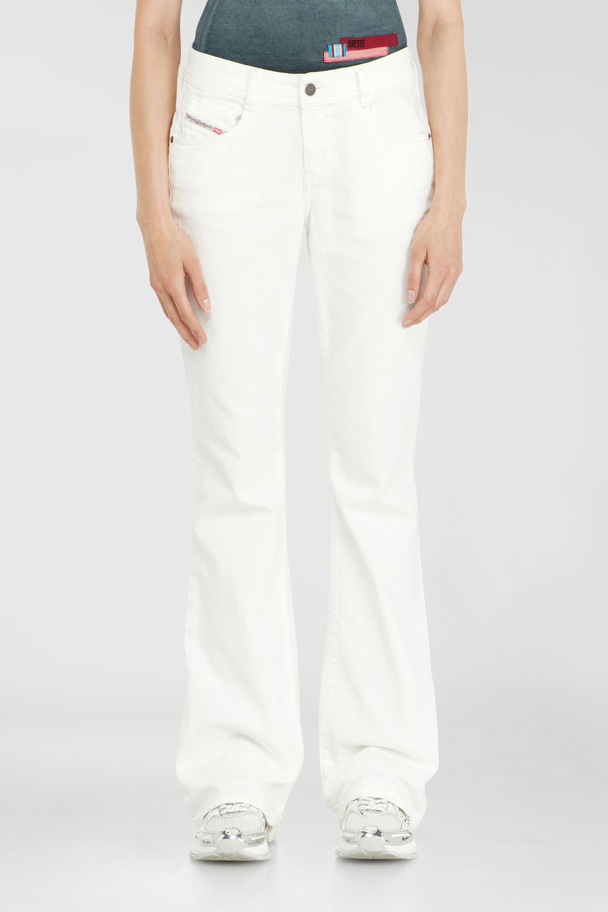 Diesel - Woman's Bootcut Jeans 1969 D-Ebbey 09D63, White - 4