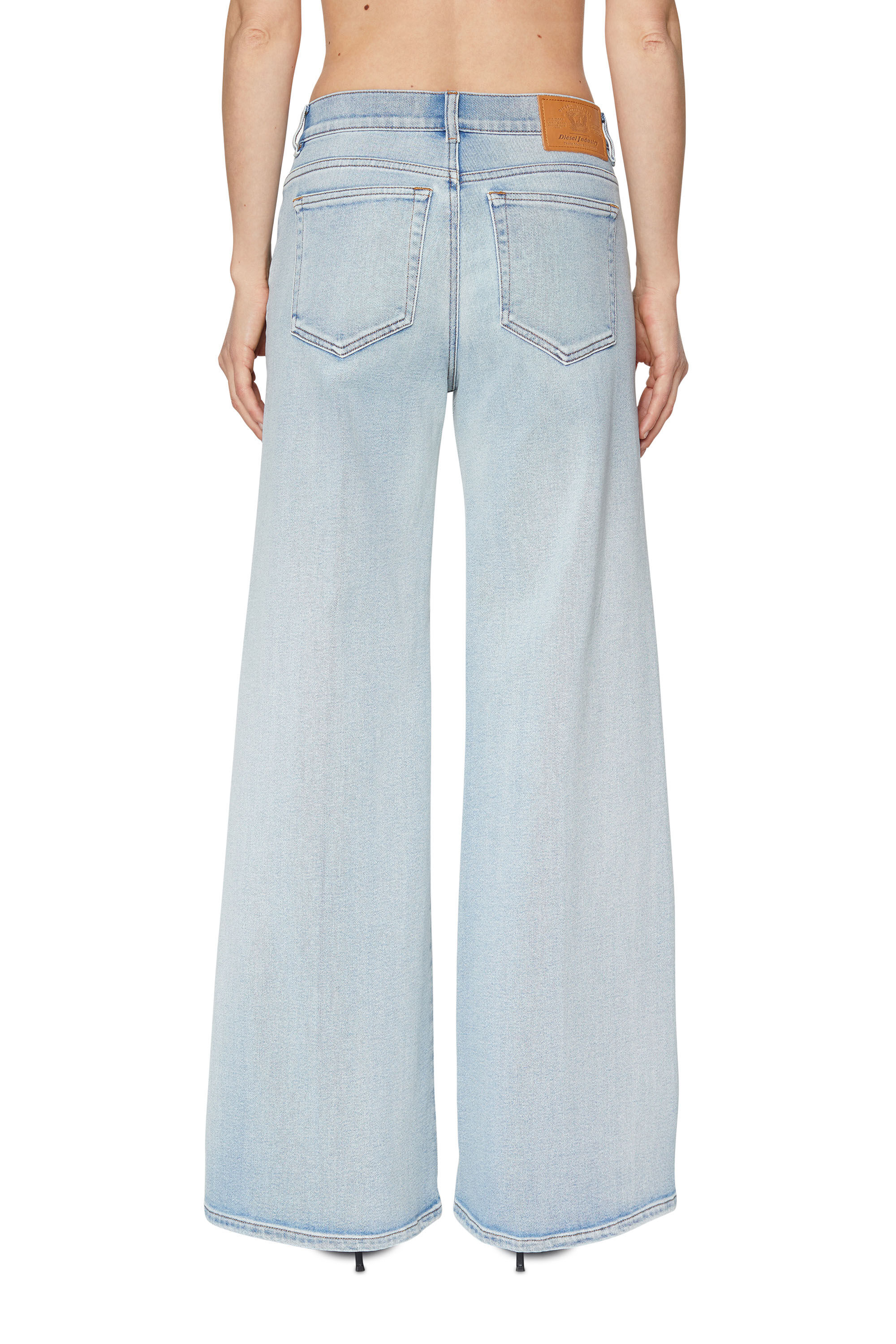 Diesel - 1978 09C08 Bootcut and Flare Jeans, Light Blue - Image 3