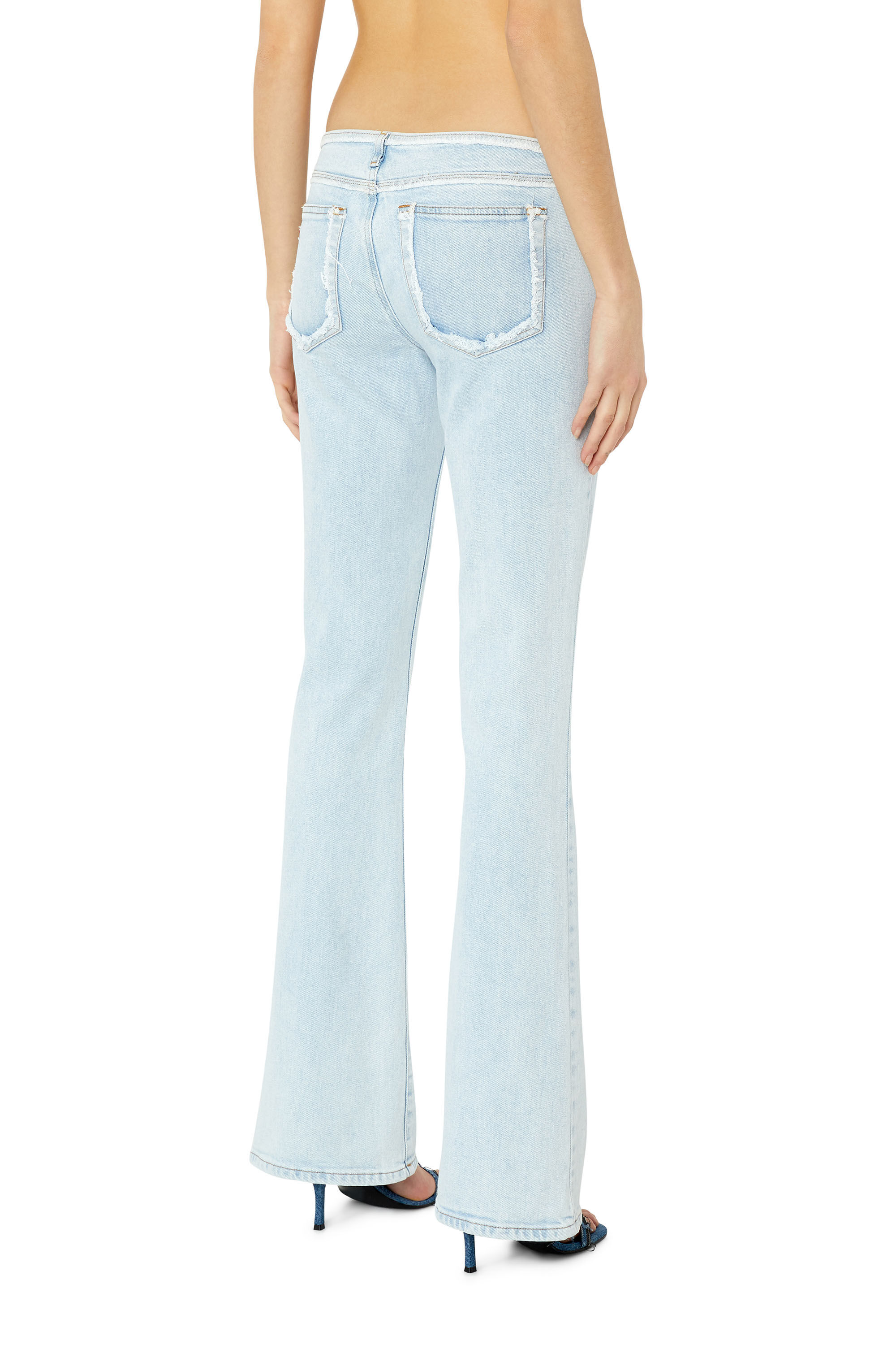 Diesel - 1969 D-Ebbey 09F68 Bootcut and Flare Jeans, Light Blue - Image 4