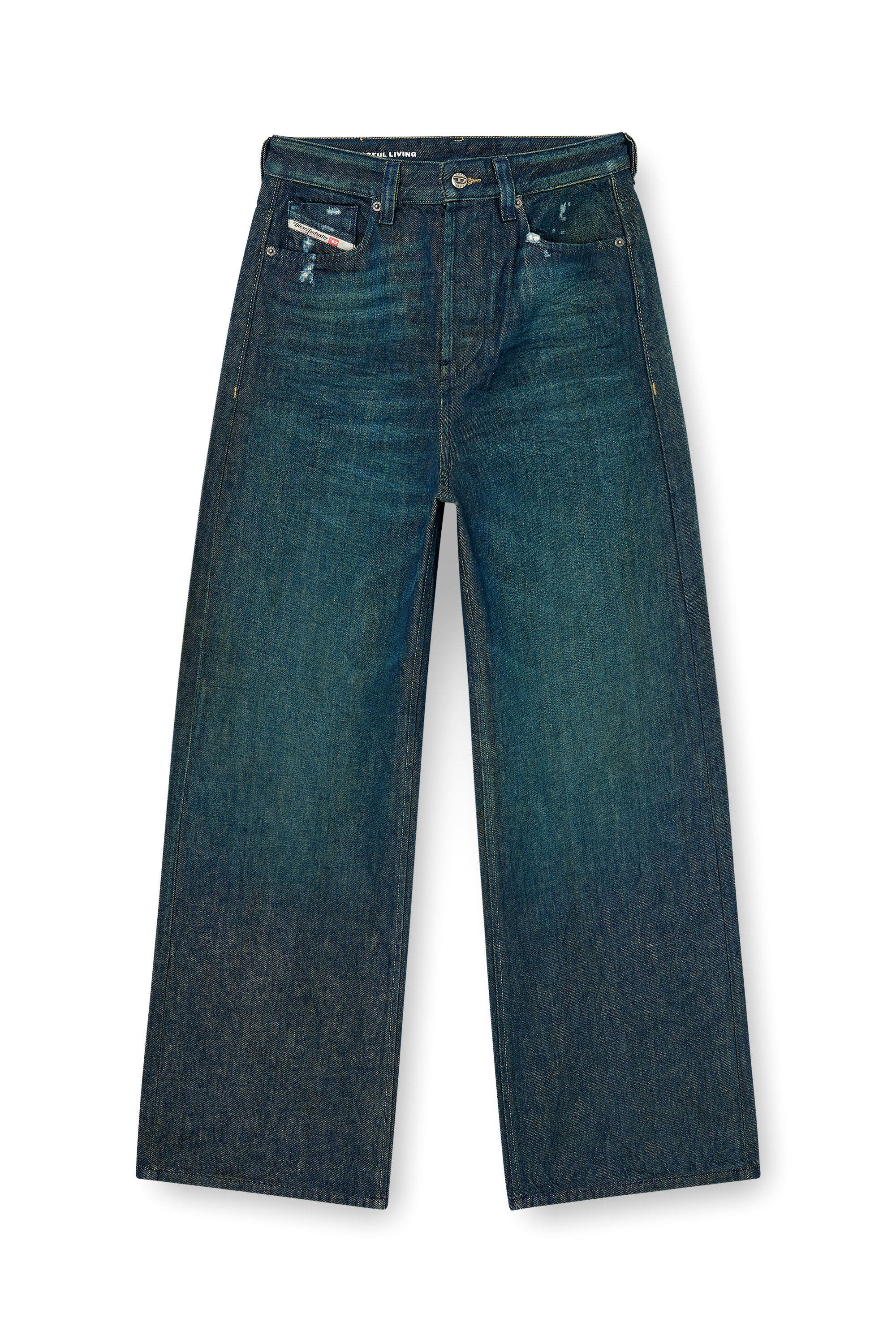 Diesel - Woman's Relaxed Jeans 1996 D-Sire 0ADBY, Dark Blue - 2