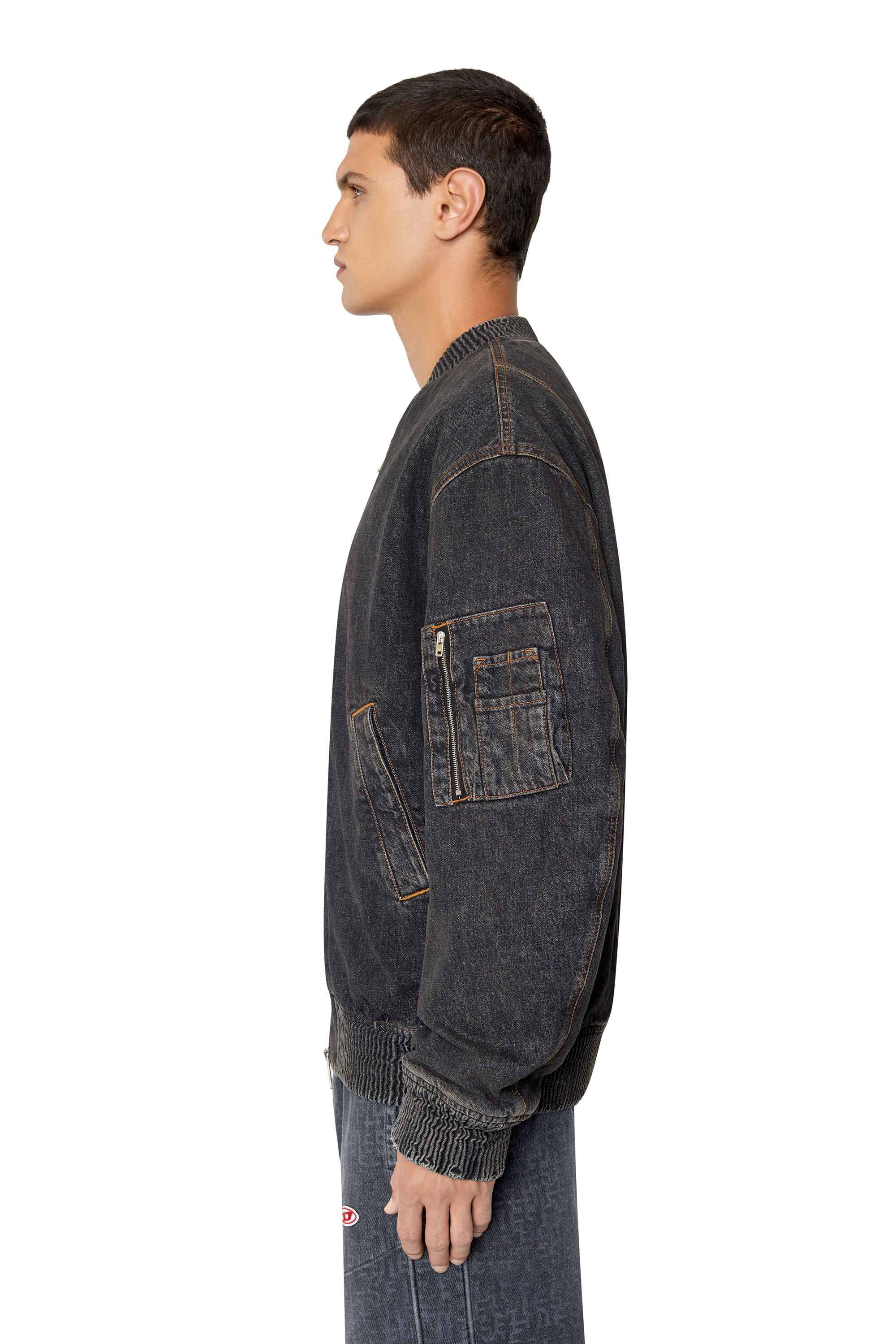 Diesel - D-WELTIK, Black/Dark grey - Image 5