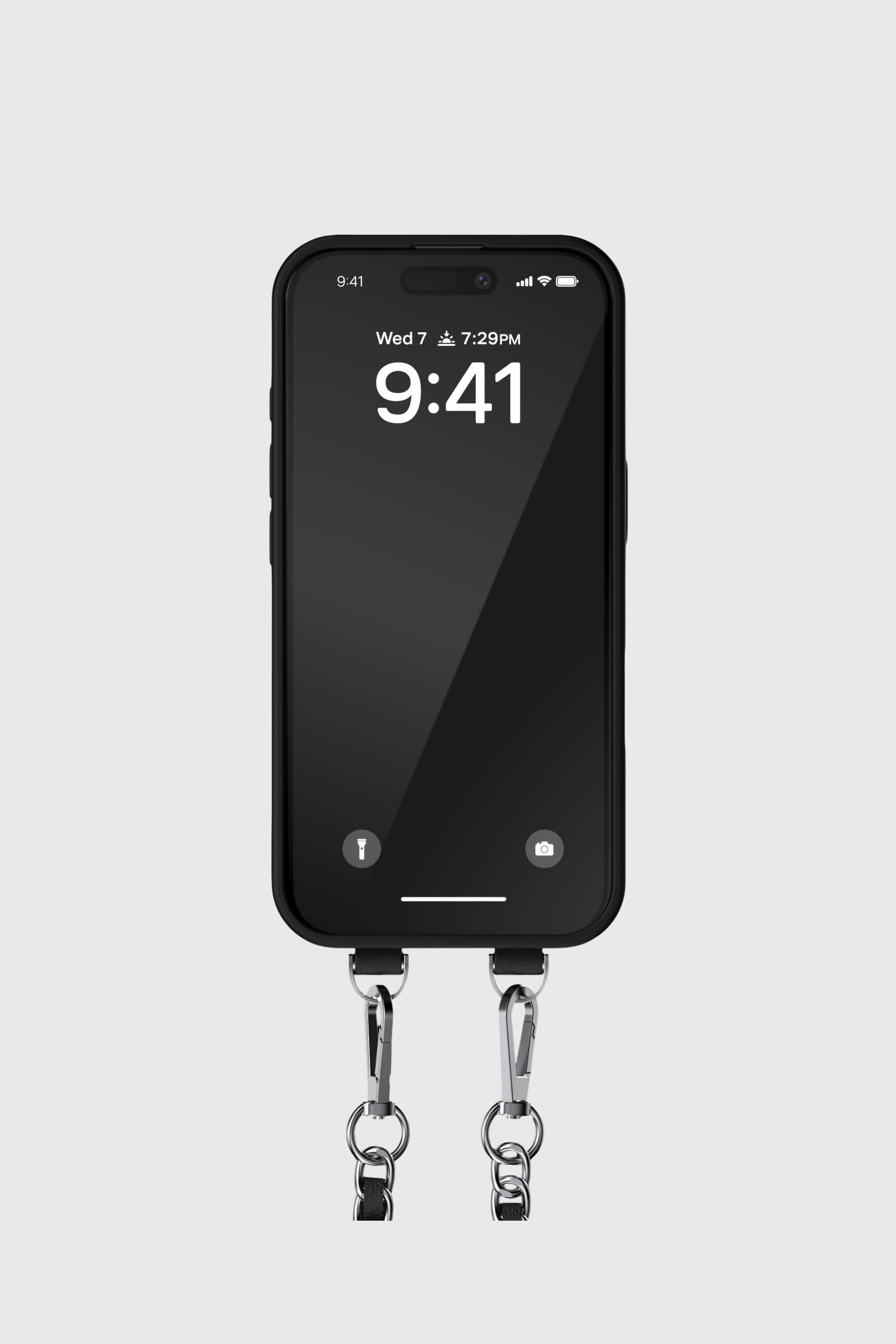 Diesel - 60661 MOULDED CASE, Unisex's Oval D case with wrist strap and MagSafe for iPhone 17 in Black - 3