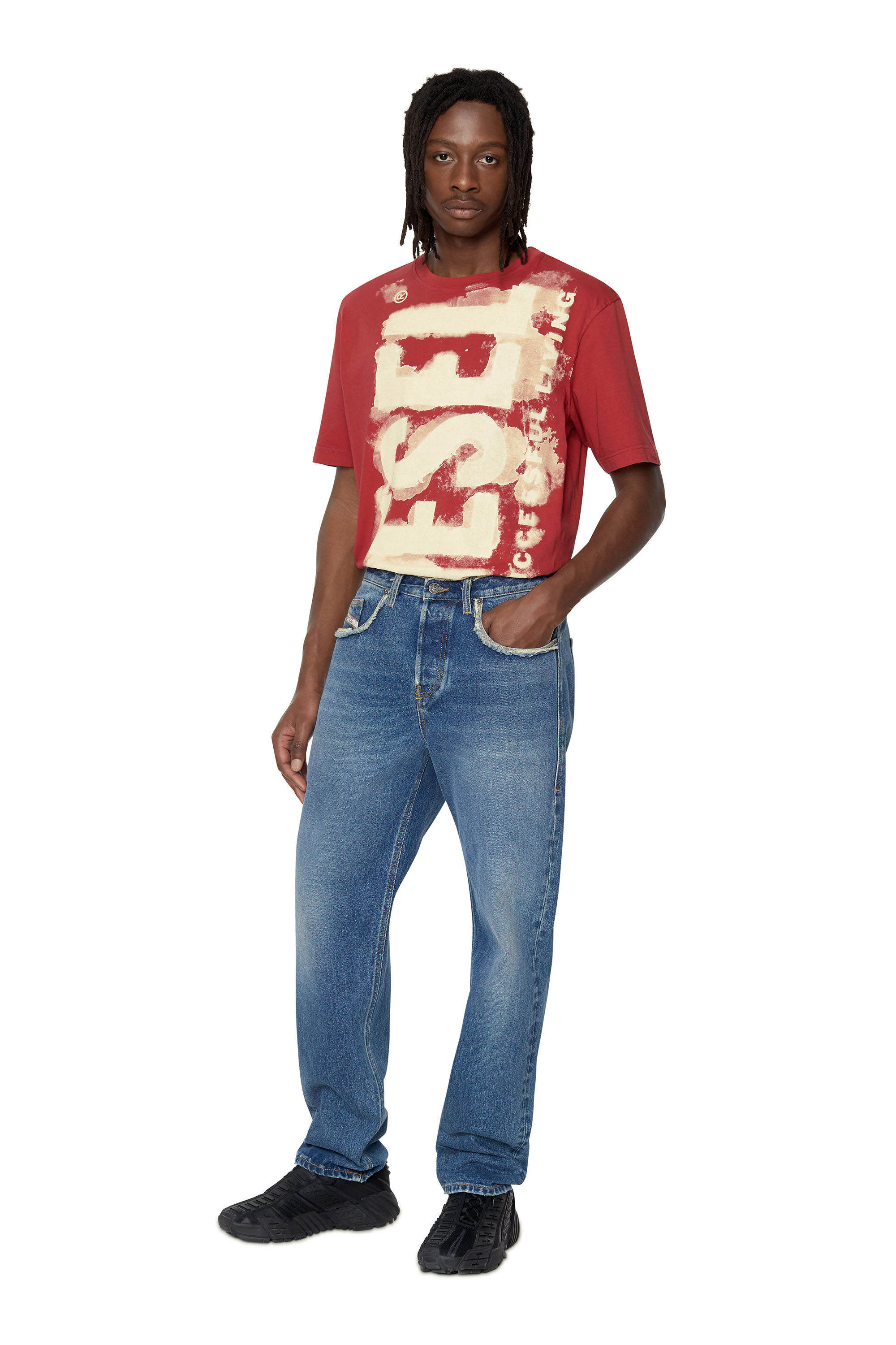 Diesel - T-JUST-E16, Red - Image 1