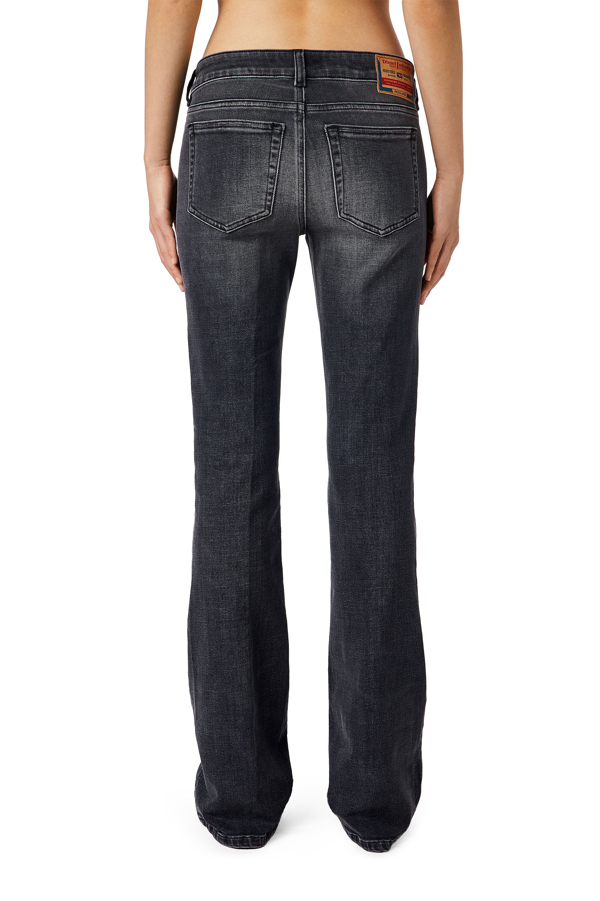 Diesel - 1969 D-EBBEY 0EIAG Bootcut and Flare Jeans, Black/Dark grey - Image 4