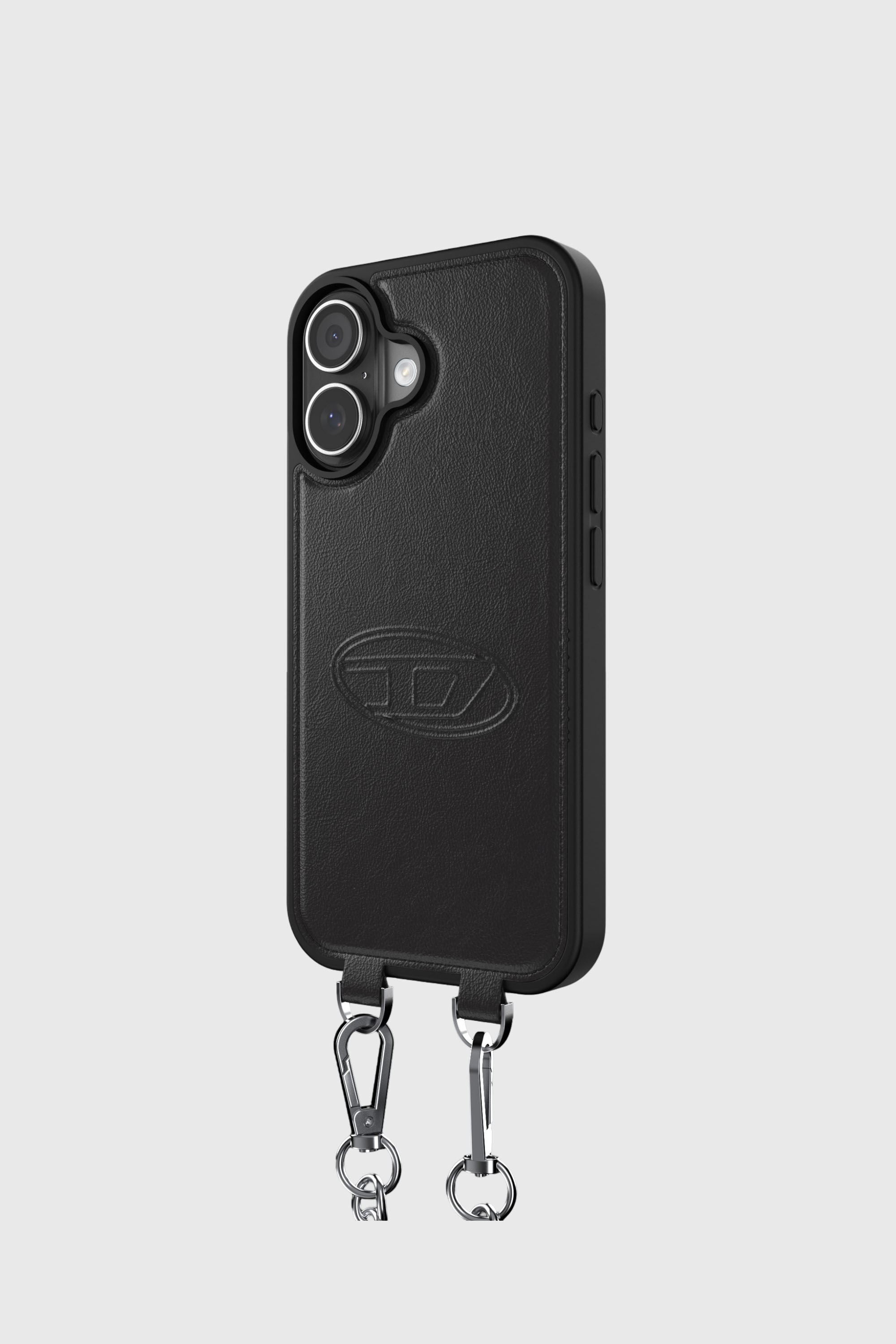 Diesel - 60661 MOULDED CASE, Unisex's Oval D case with wrist strap and MagSafe for iPhone 17 in Black - 4