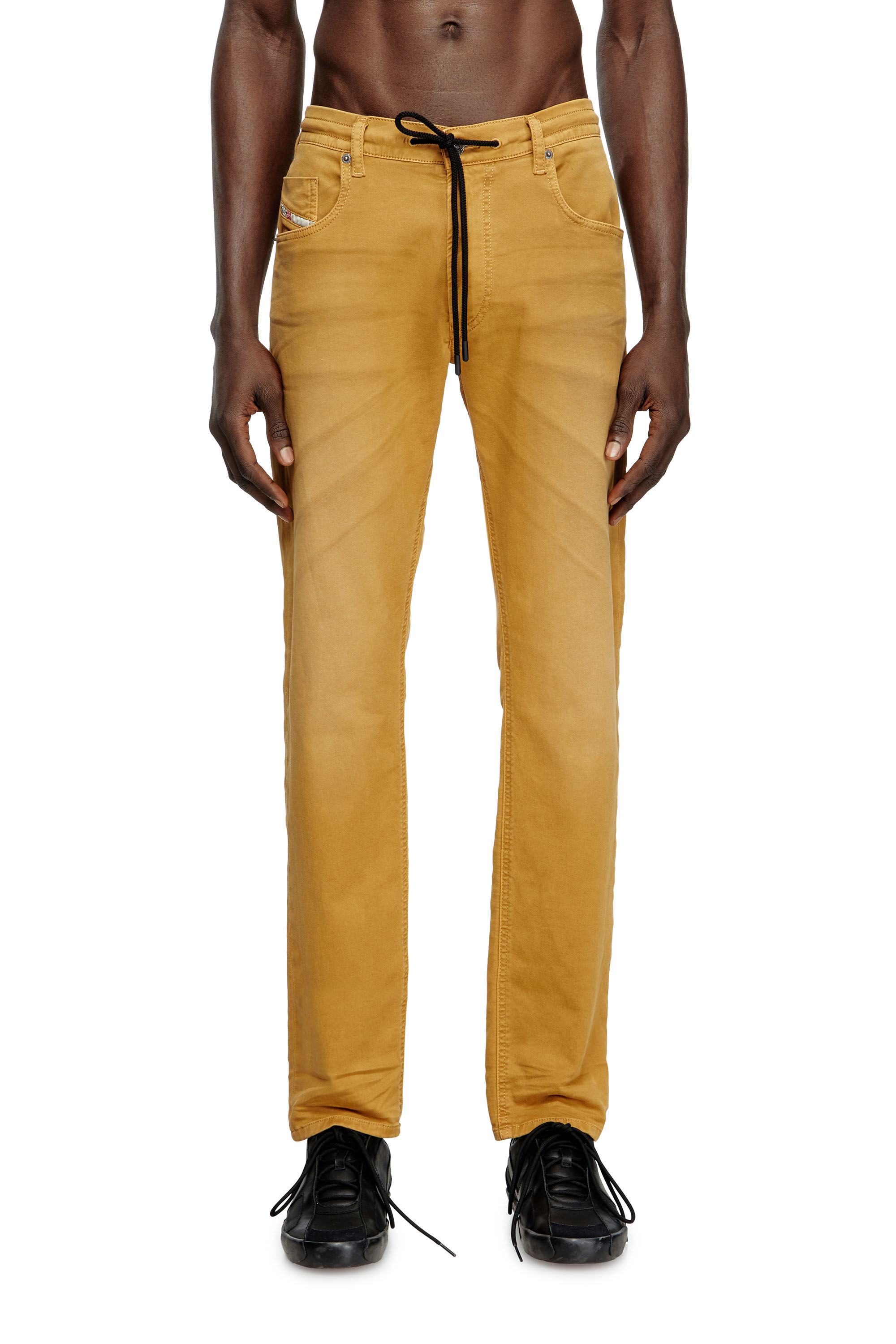 Diesel - Man's Regular 2030 D-Krooley Joggjeans® 0670M, Light Brown - 3