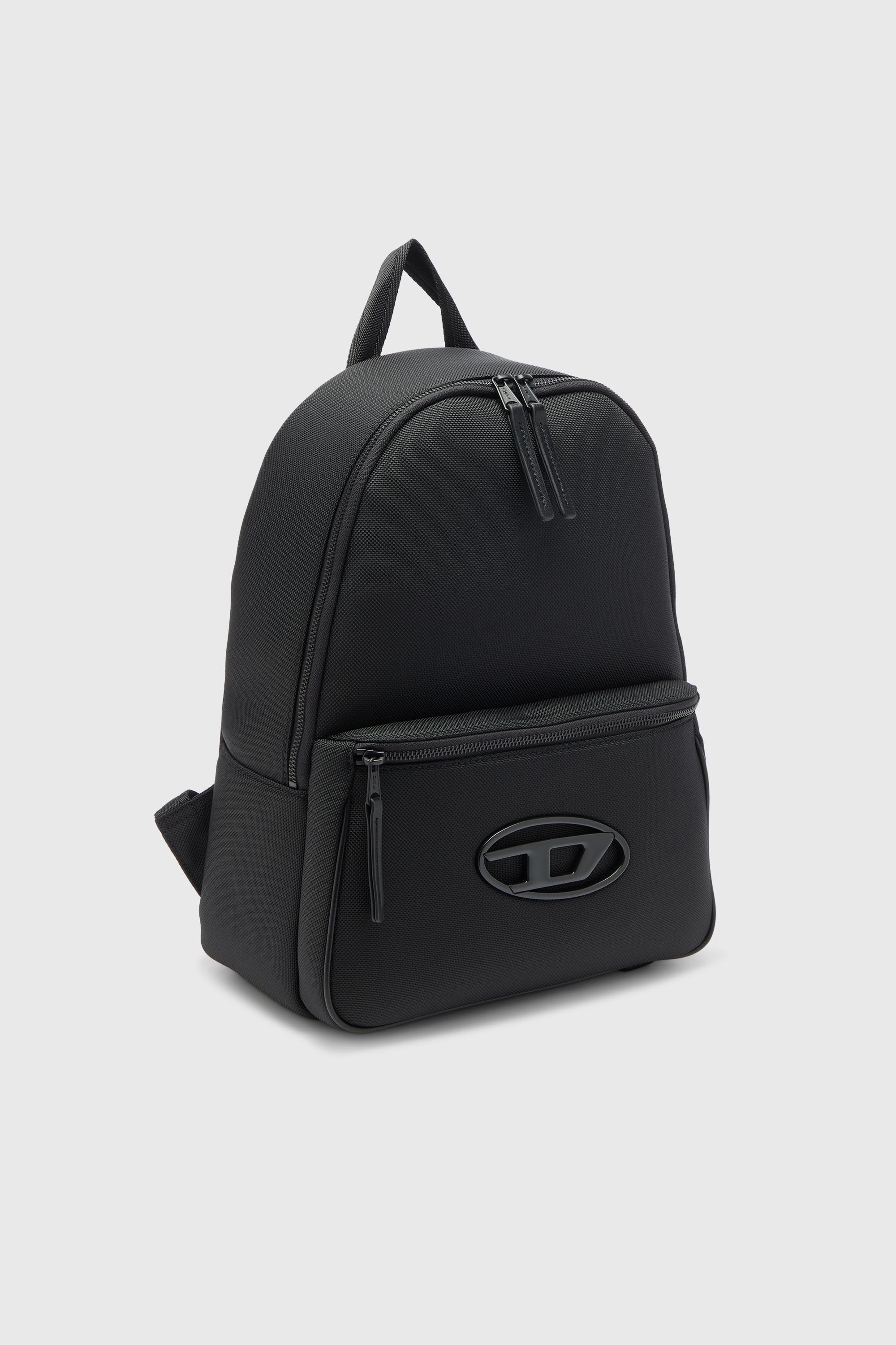 Diesel - HOLI-D BACKPACK M, Unisex's Holi-D - Backpack in nylon with Oval D logo in Black - 5