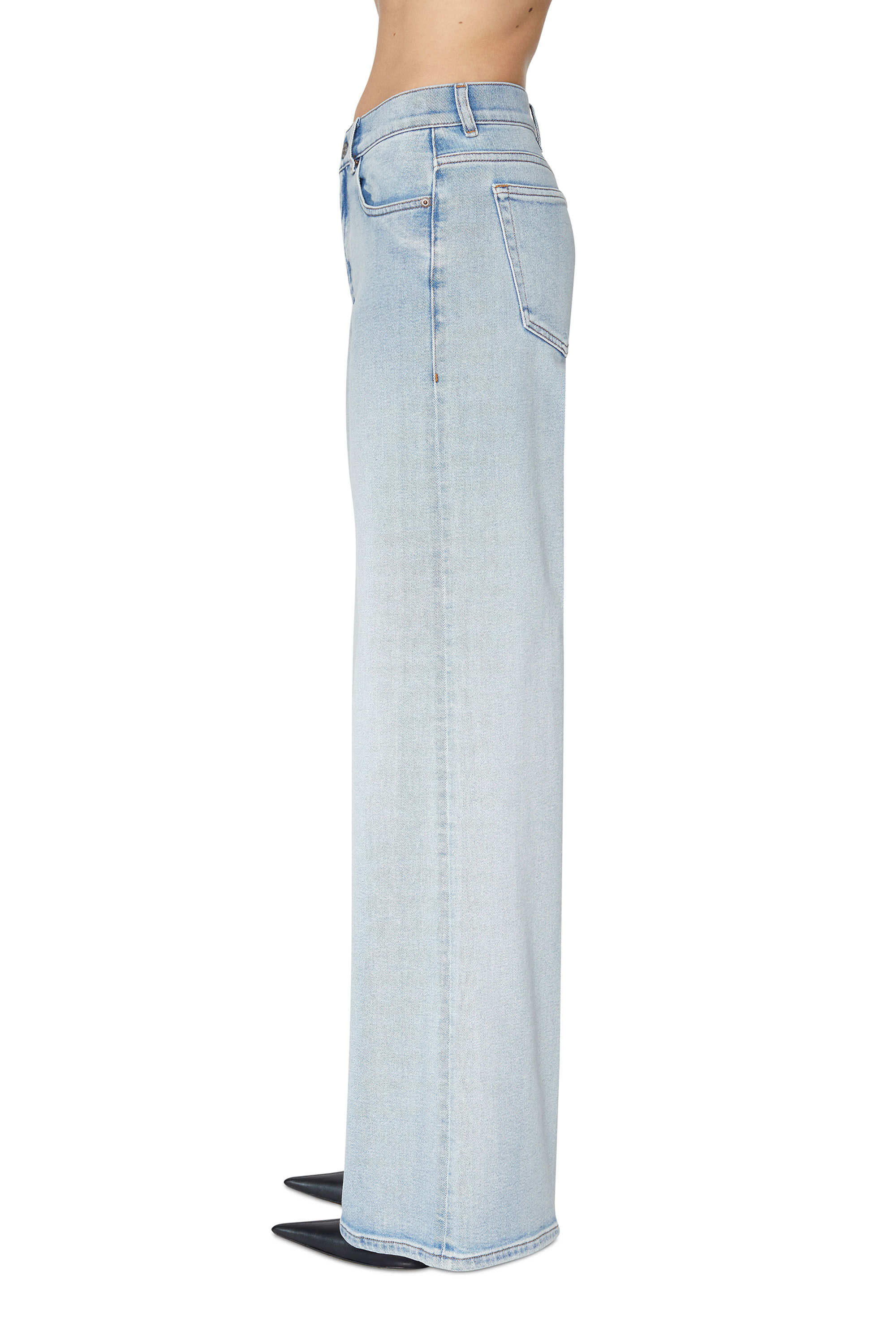 Diesel - 1978 09C08 Bootcut and Flare Jeans, Light Blue - Image 4