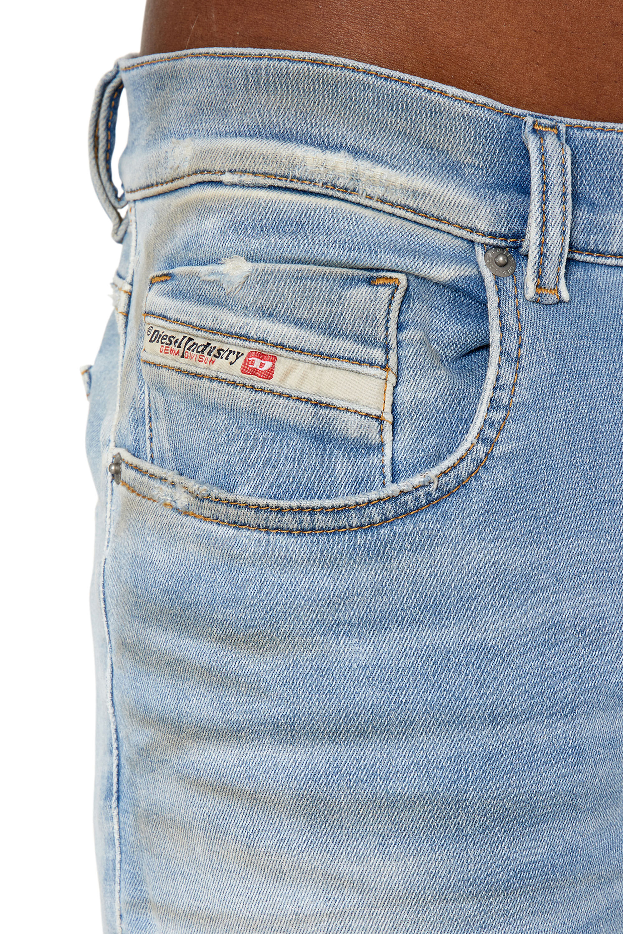 Diesel - D-Strukt JoggJeans® 068CW Slim, Light Blue - Image 6