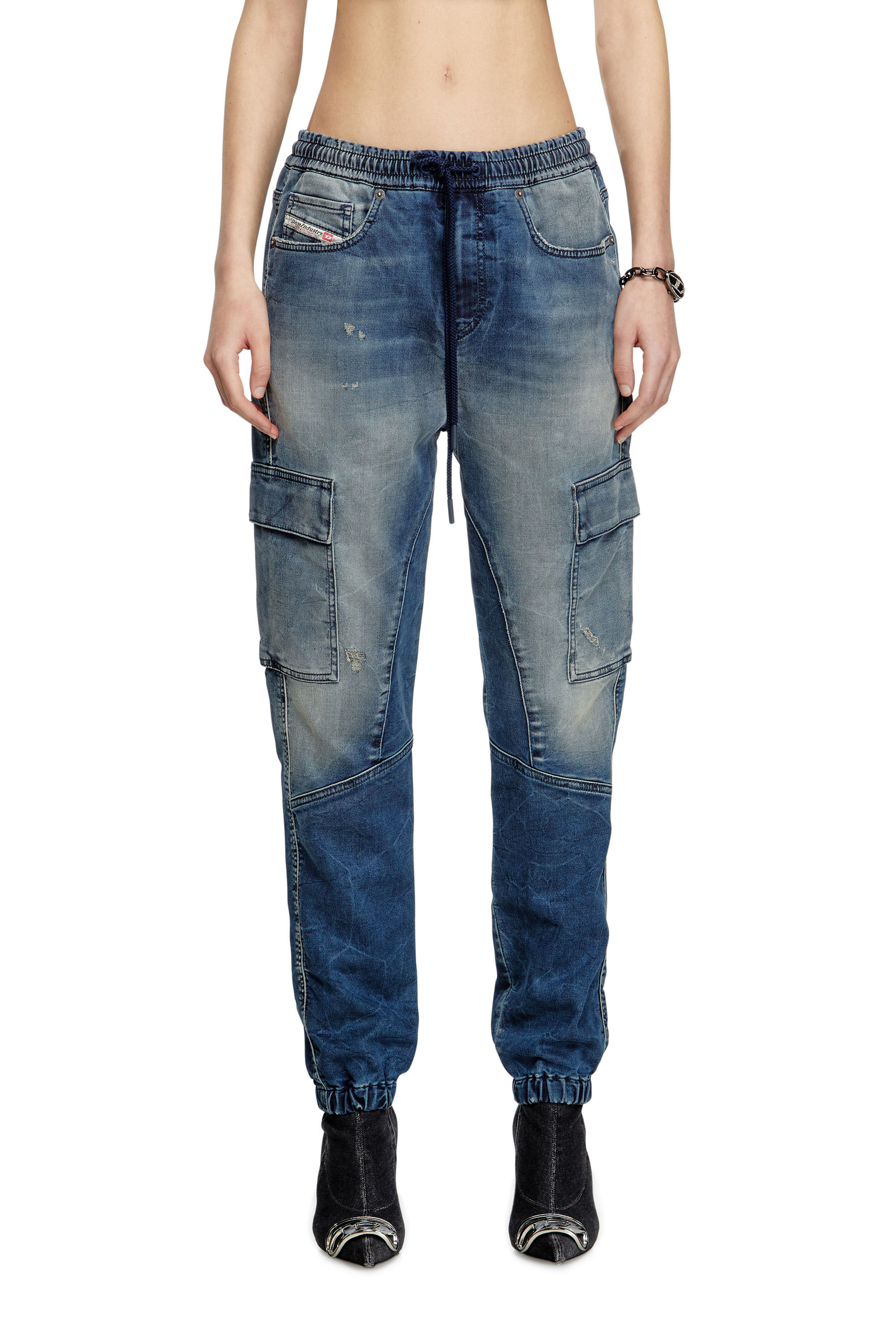 Diesel - Woman's Regular 2051 D-Ursy Joggjeans® 068PI, Medium blue - 3