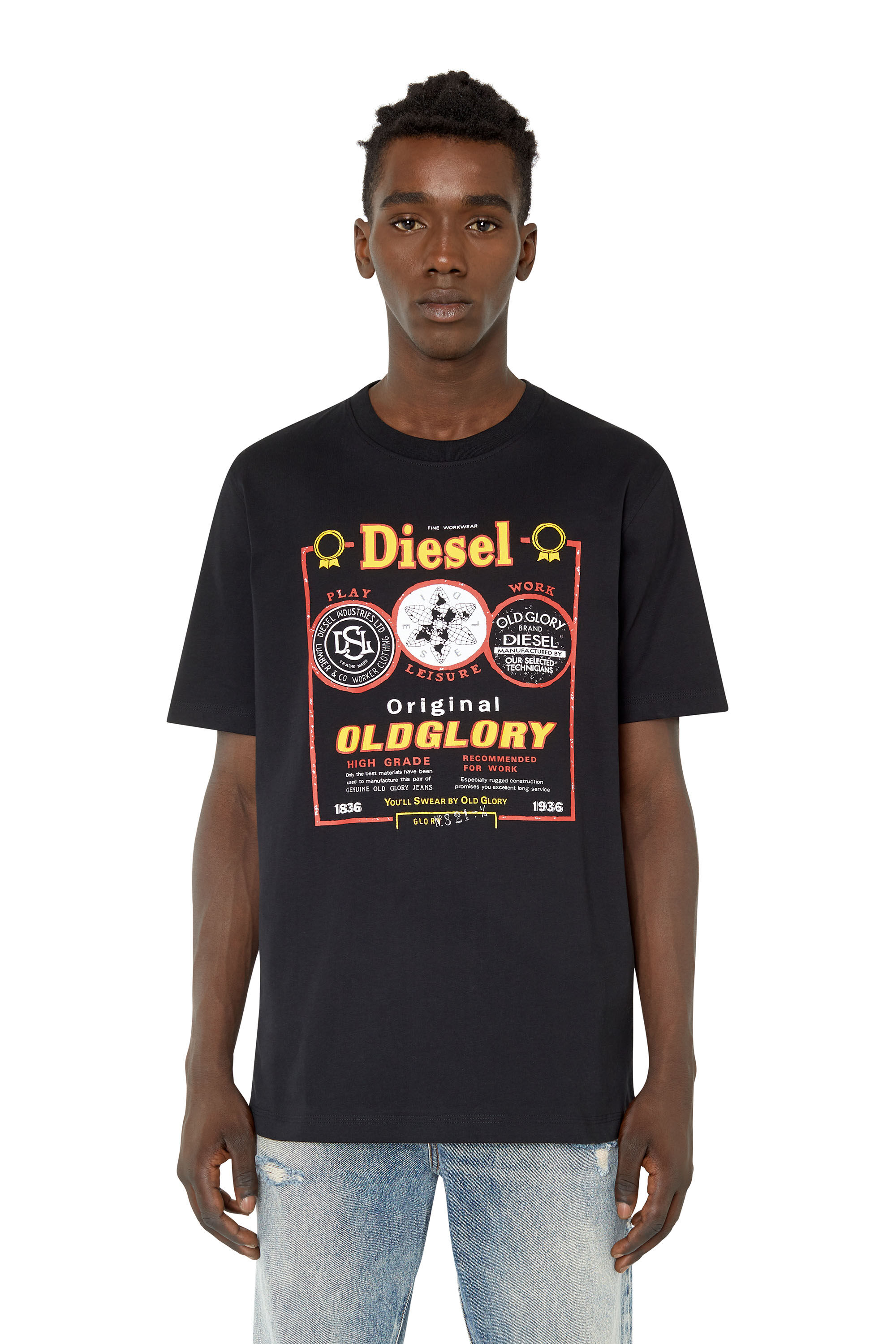 Diesel - T-JUST-E36, Black - Image 3