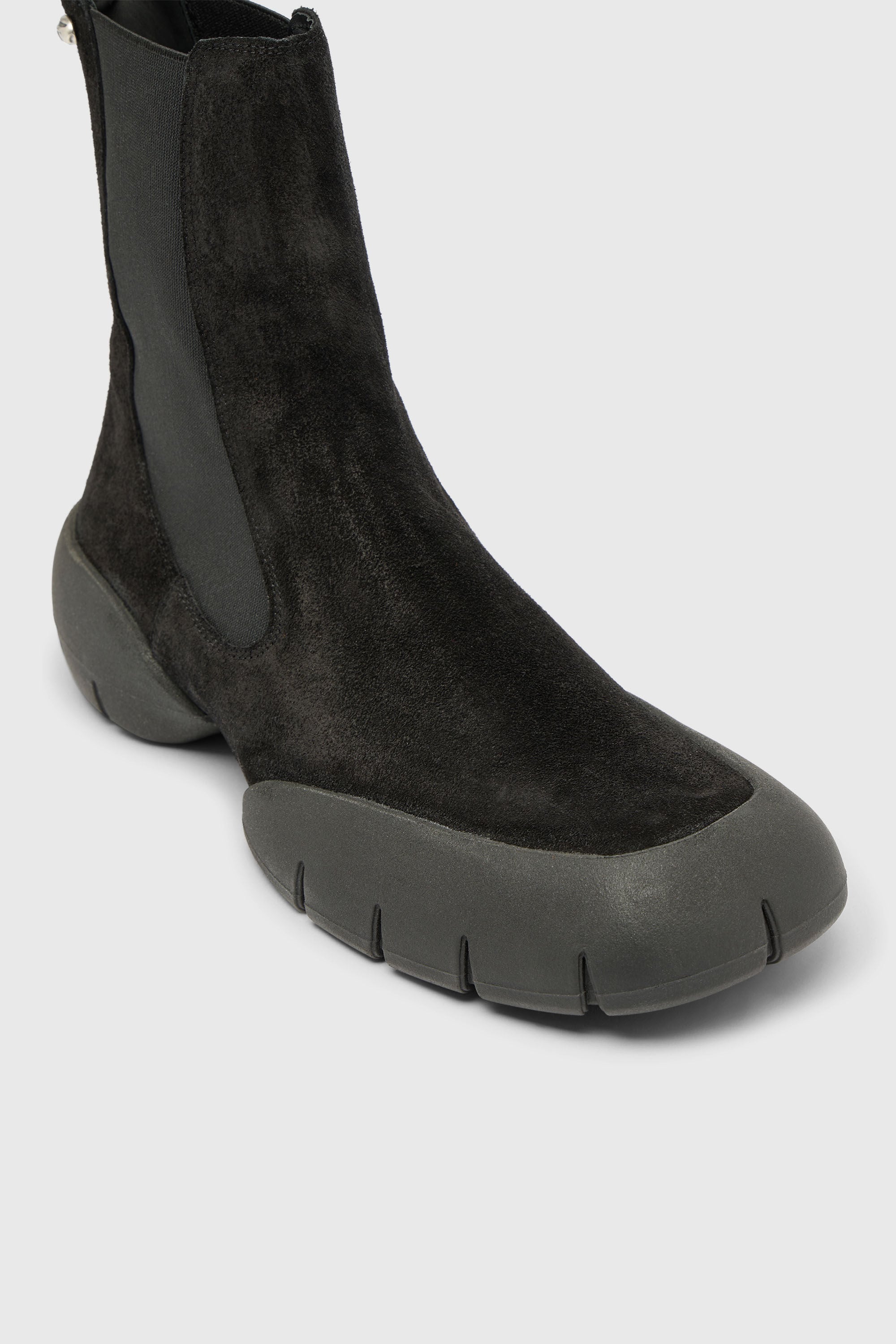 Diesel - D-MATHIEU CH, Man's D-Mathieu - Suede boots with rubber outsole in Black - 6