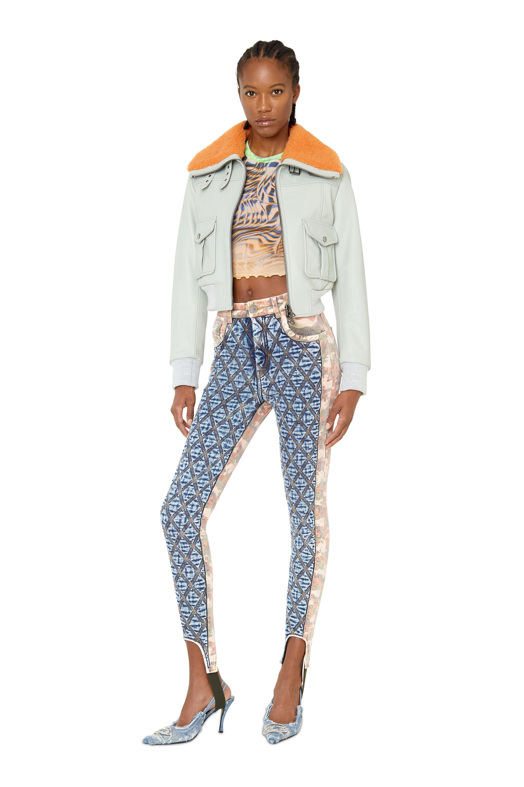 Diesel - D-Duct 0ELAD Super skinny Jeans,  - Image 1