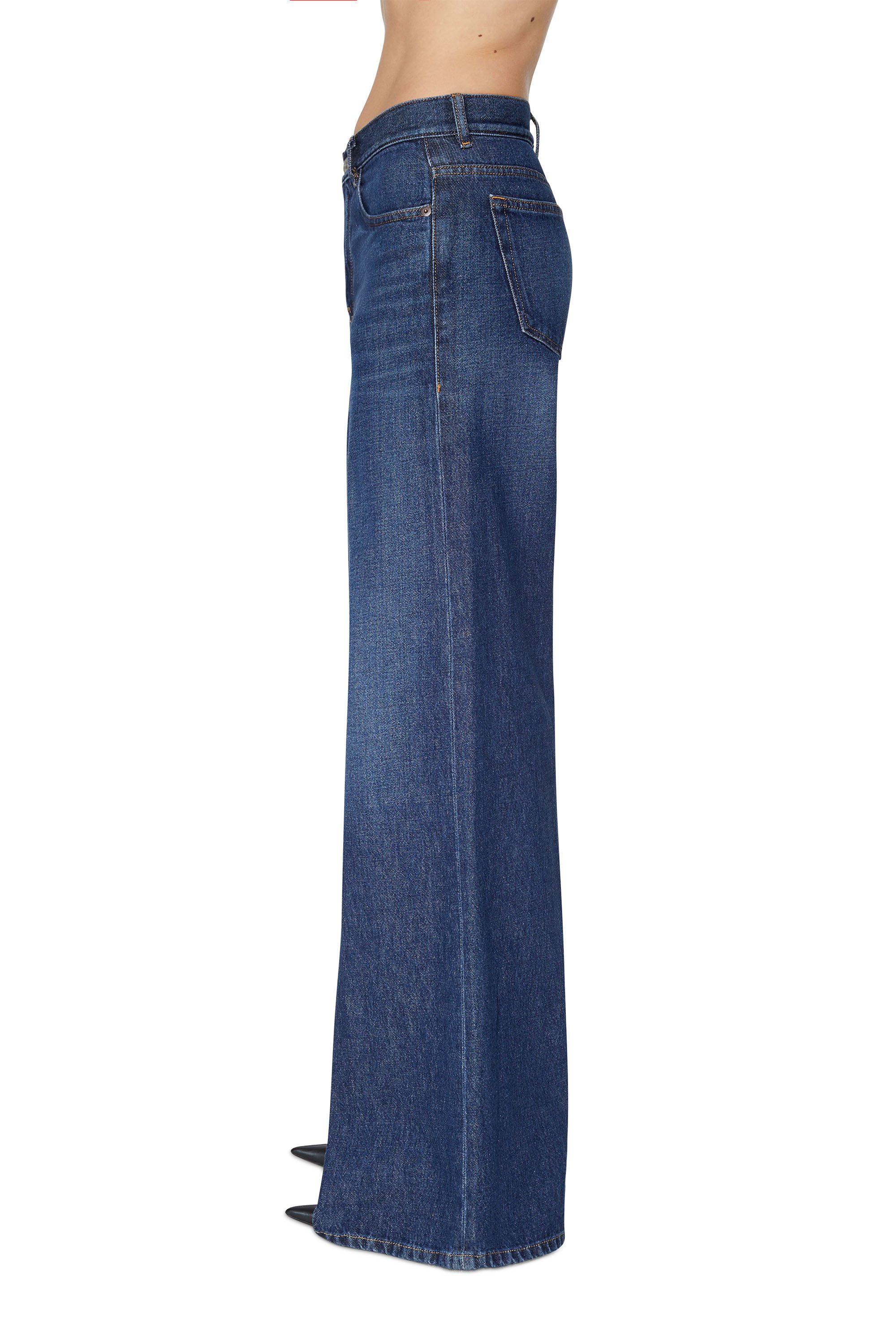 Diesel - 1978 D-Akemi 09C03 Bootcut and Flare Jeans, Dark Blue - Image 5