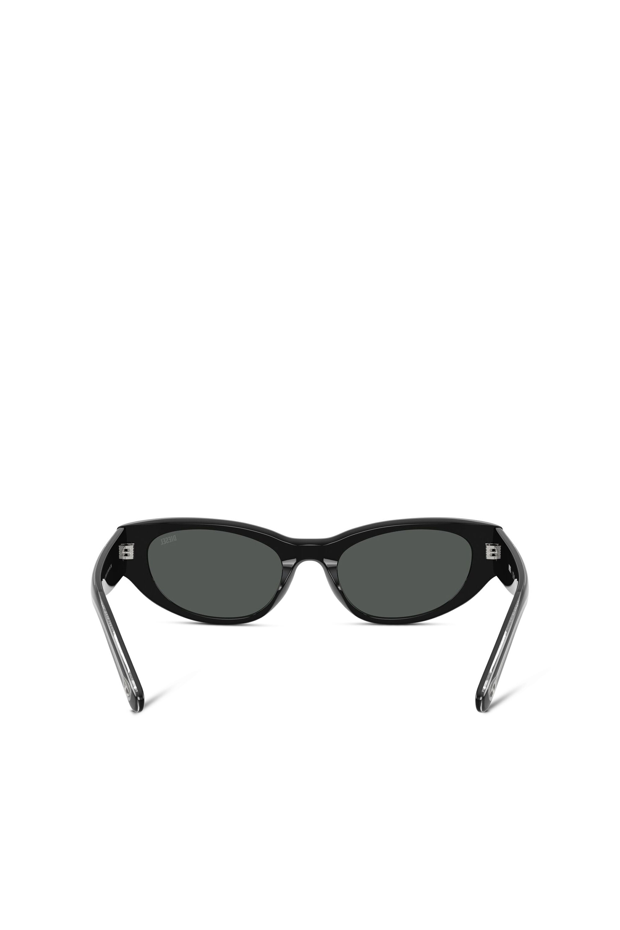 Diesel - 0DL2010U, Unisex's Cat-eye style sunglasses in Black - 3