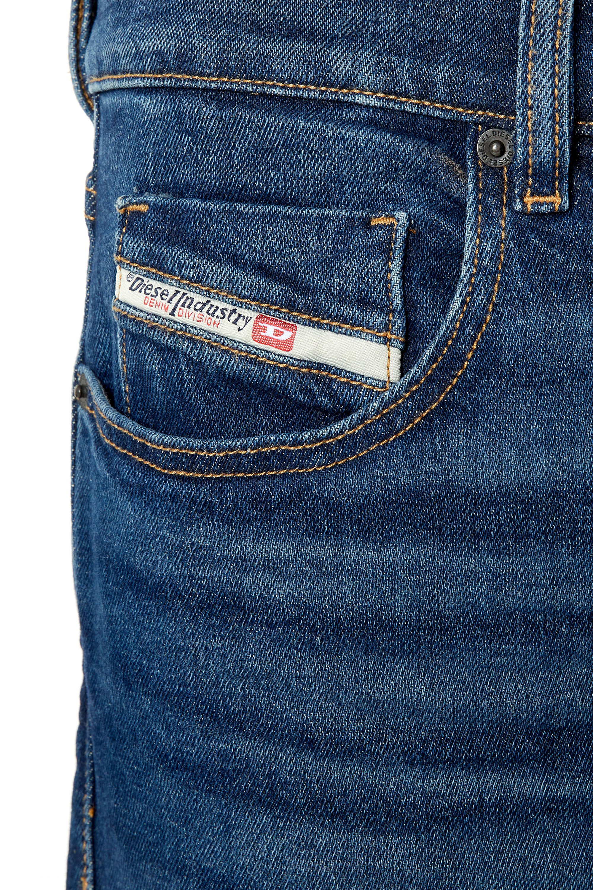 Diesel - 2019 D-Strukt 0GYCS Slim Jeans, Dark Blue - Image 5