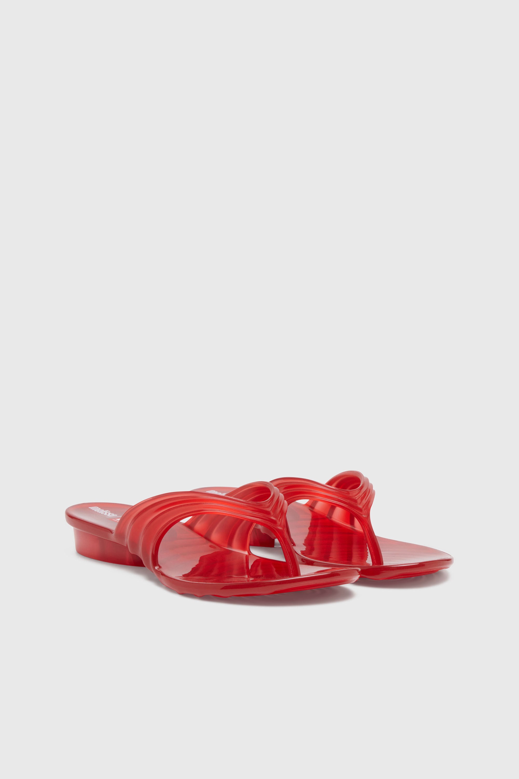 Diesel - MELISSA QUANTUM THONG, Woman's Sculptural flip-flops in Melflex&reg; in Red - 2