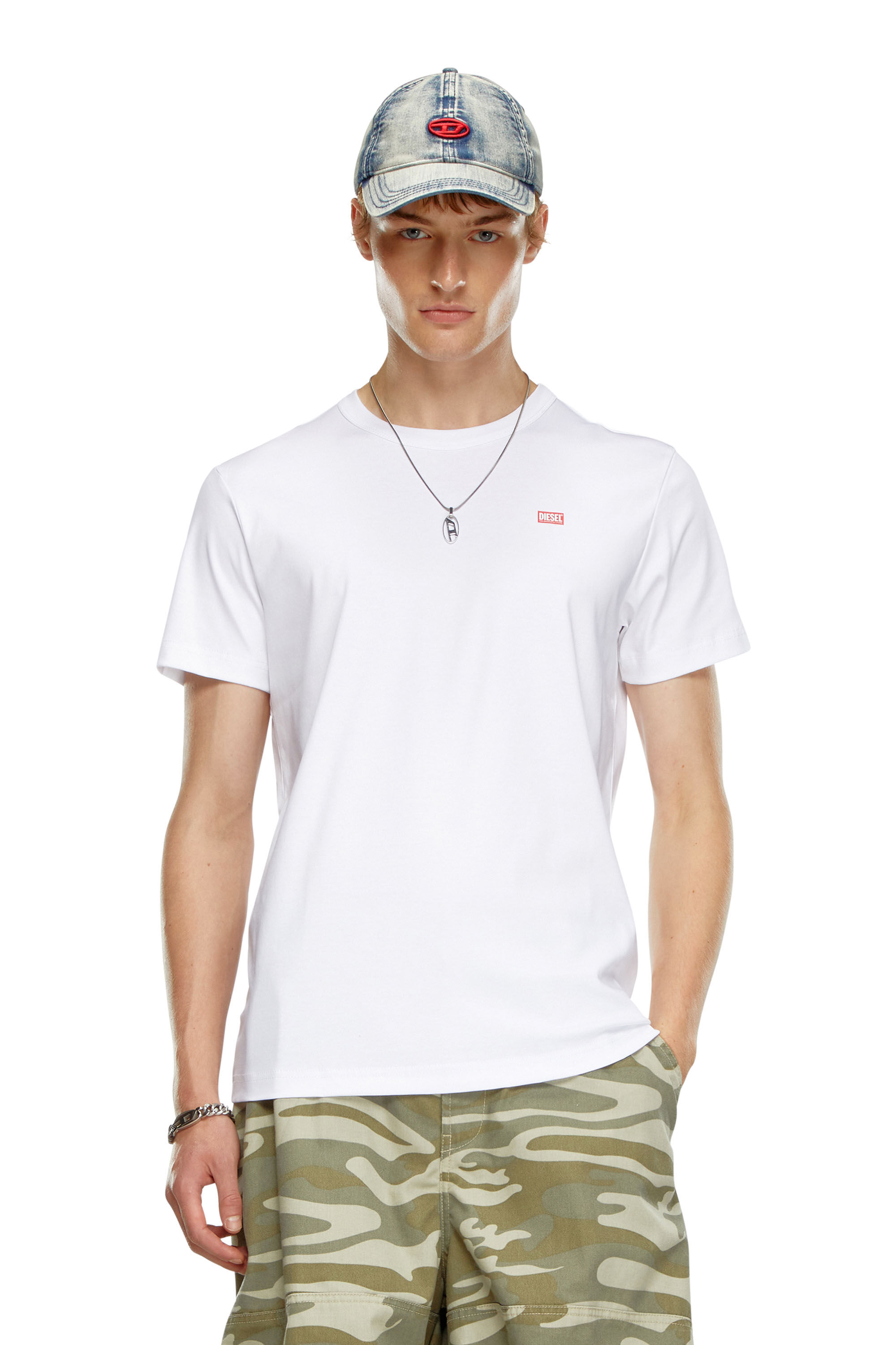 【DIESEL】T-MIEGOR-K77 T-SHIRT 関税送料込 Diesel T Miegor K77 T Shirt White | Mainline Menswear