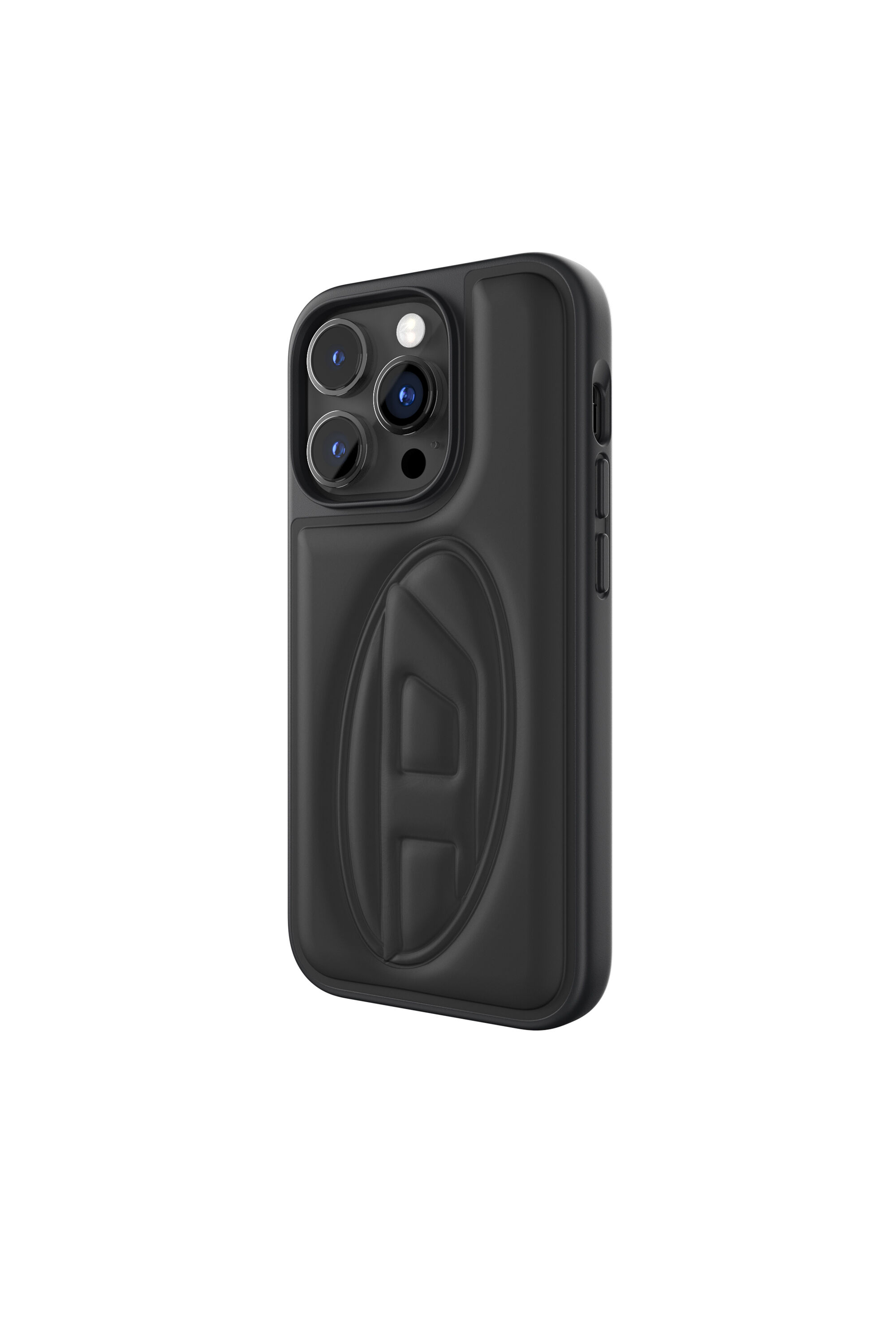 Diesel - 53407 MOULDED CASE, Unisex Moulded case D logo for iPhone 14 Pro in Black - Image 4