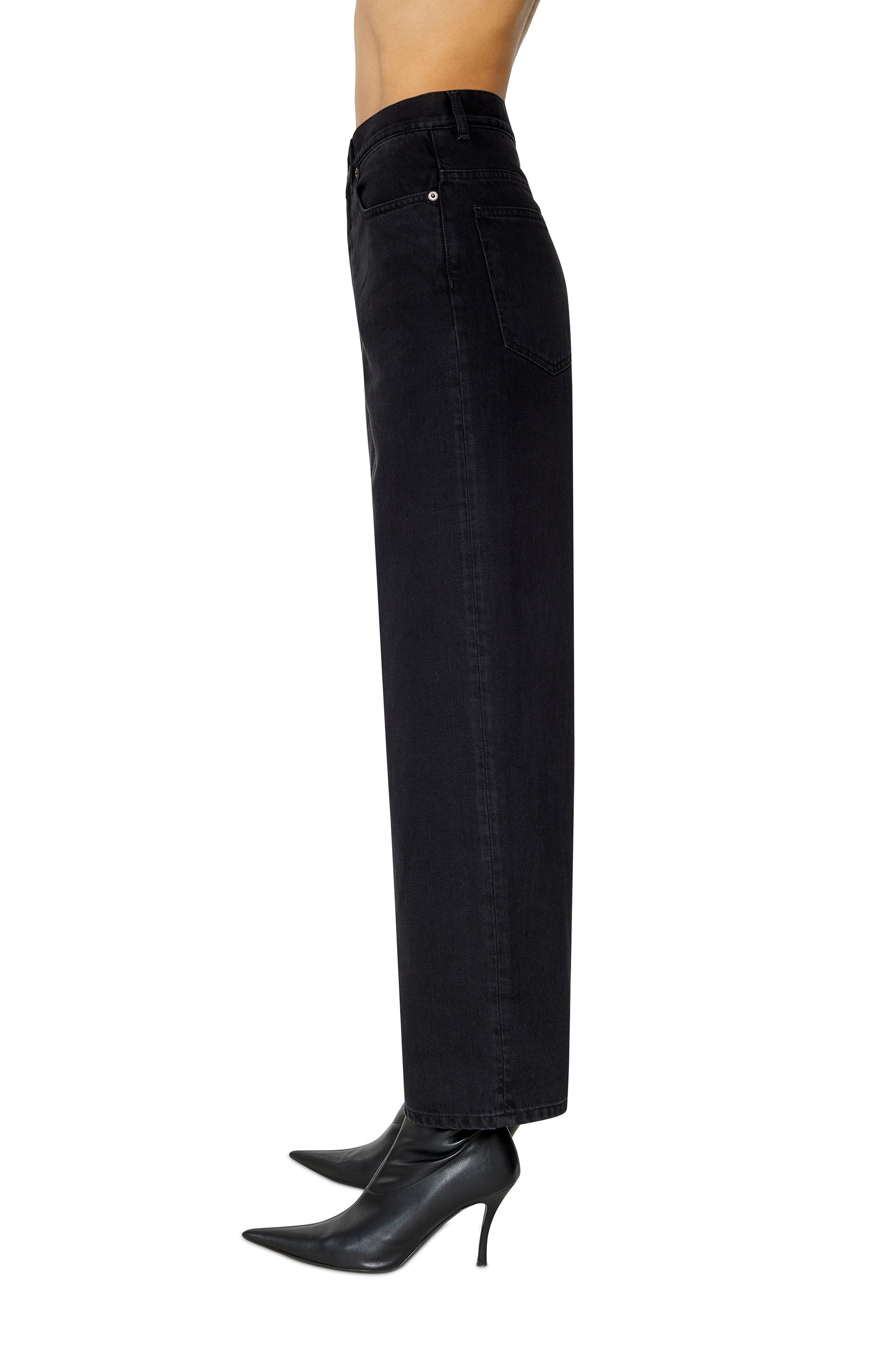 Diesel - 2000 Widee Z09RL Bootcut and Flare Jeans, Black/Dark grey - Image 5